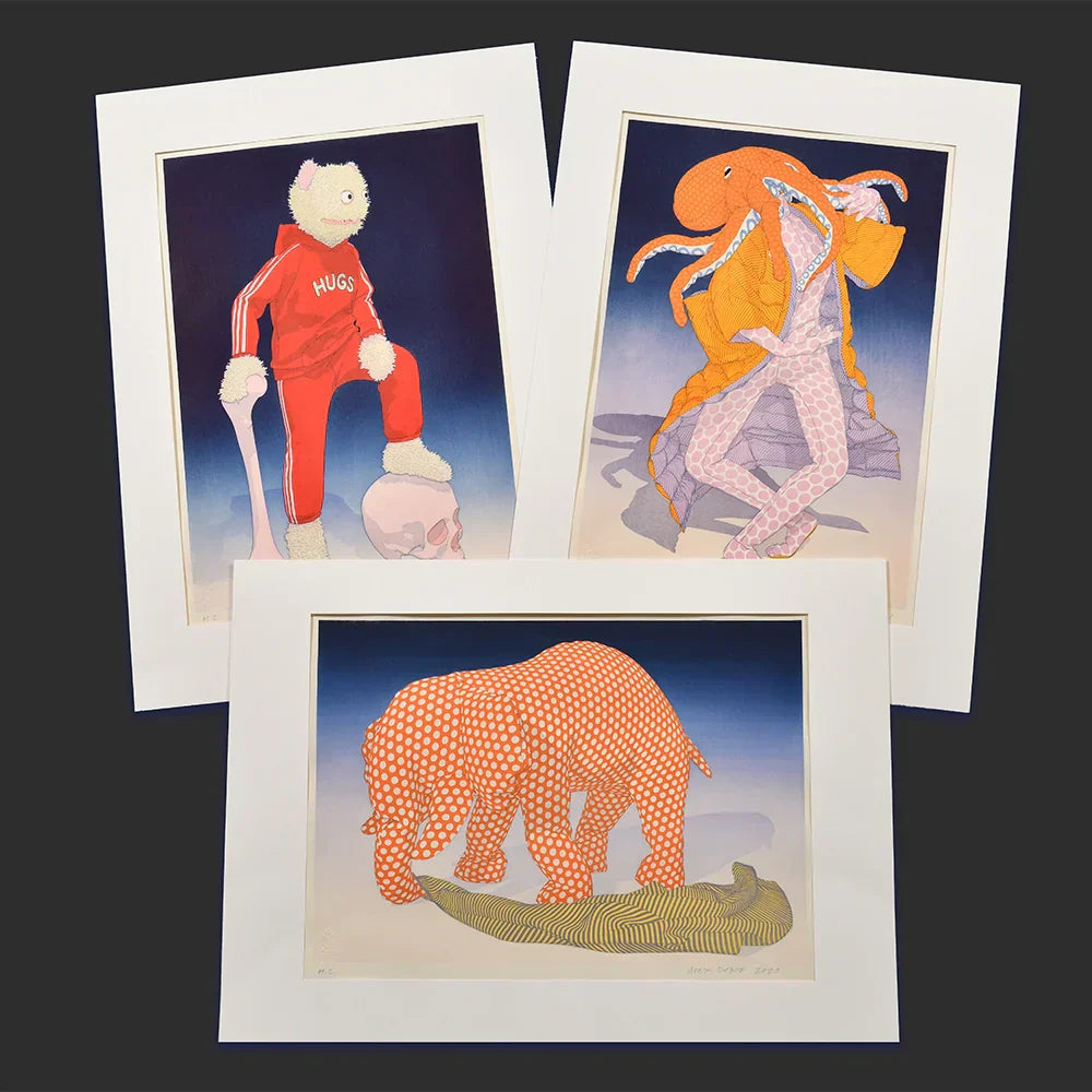 アレックス・ダッジ 木版画3部作完成