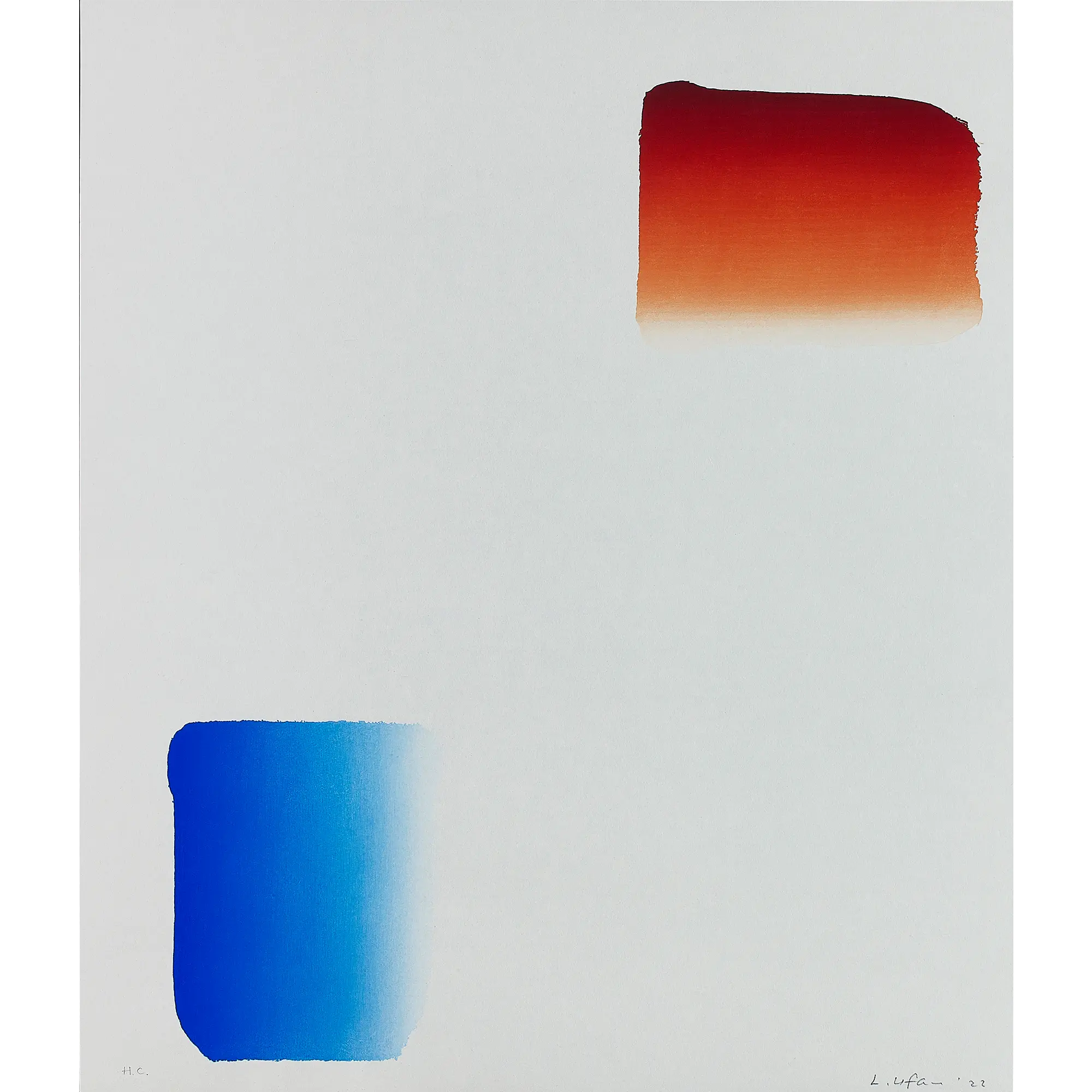 李禹煥「Dialogue 1」 Lee Ufan「Dialogue 1」