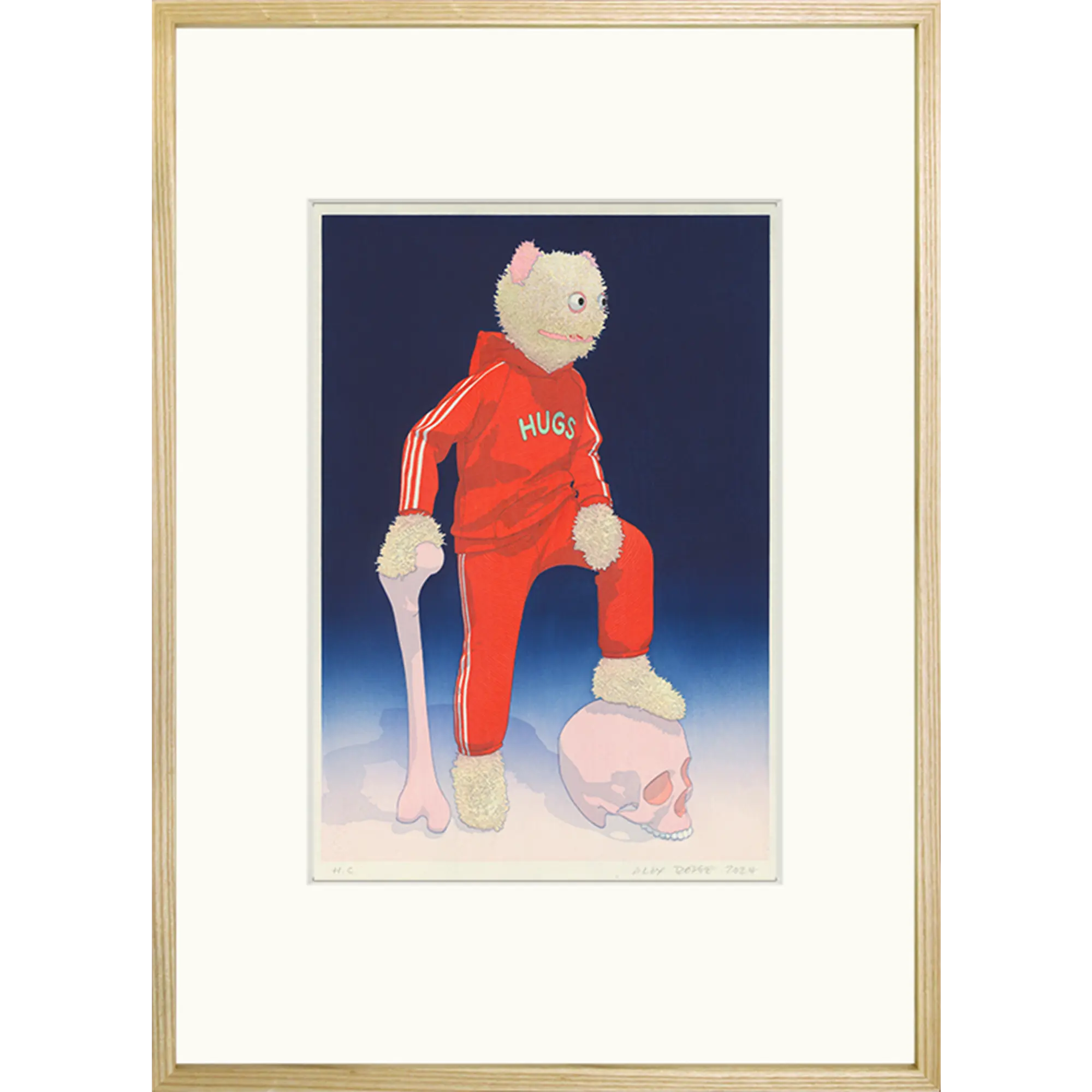 アレックス・ダッジ「Ozymandias」額付き画像 Alex Dodge「Ozymandias」framed