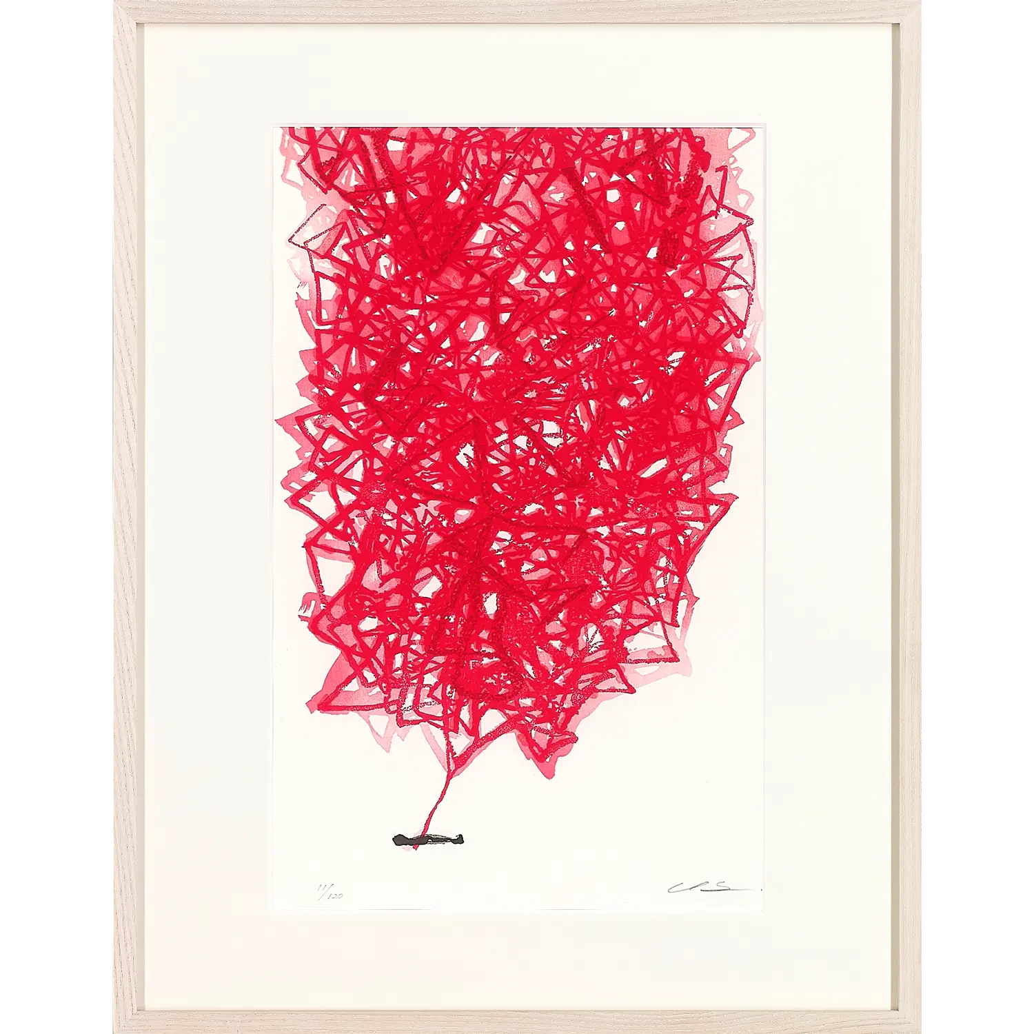 塩田千春「Connected to the Universe -Red Lines-」