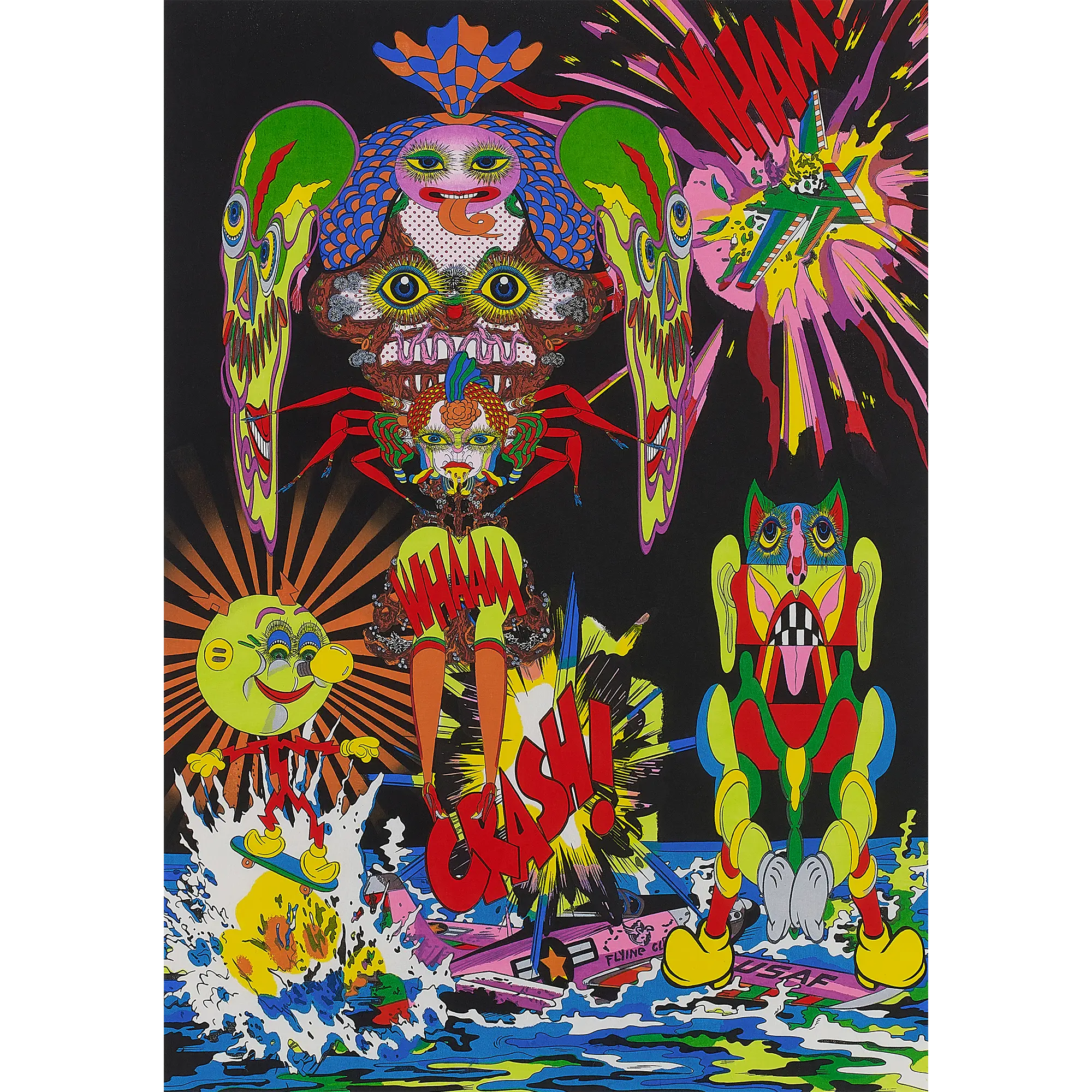 田名網敬一「眼光ビーム」 Keiichi Tanaami「Eye Beam」