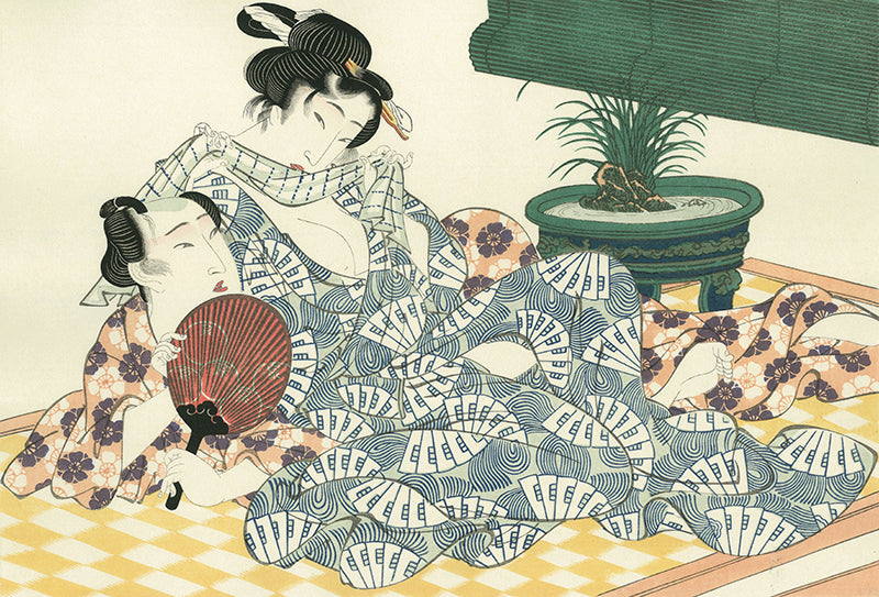 渓斎英泉「夏姿」アダチ版復刻浮世絵