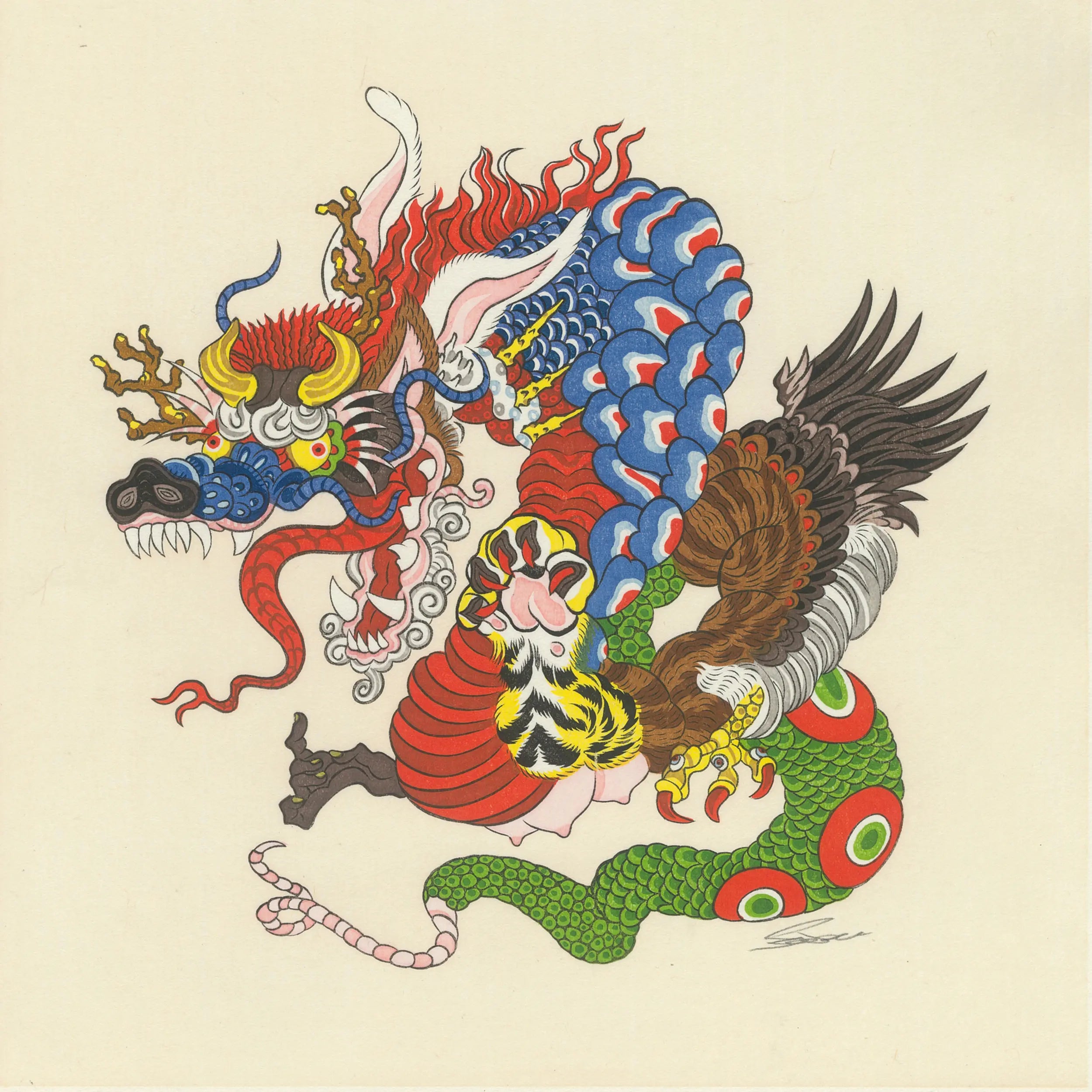 feebee「寿という獣 辰」 The Beast Known as Kotobuki - Dragon -