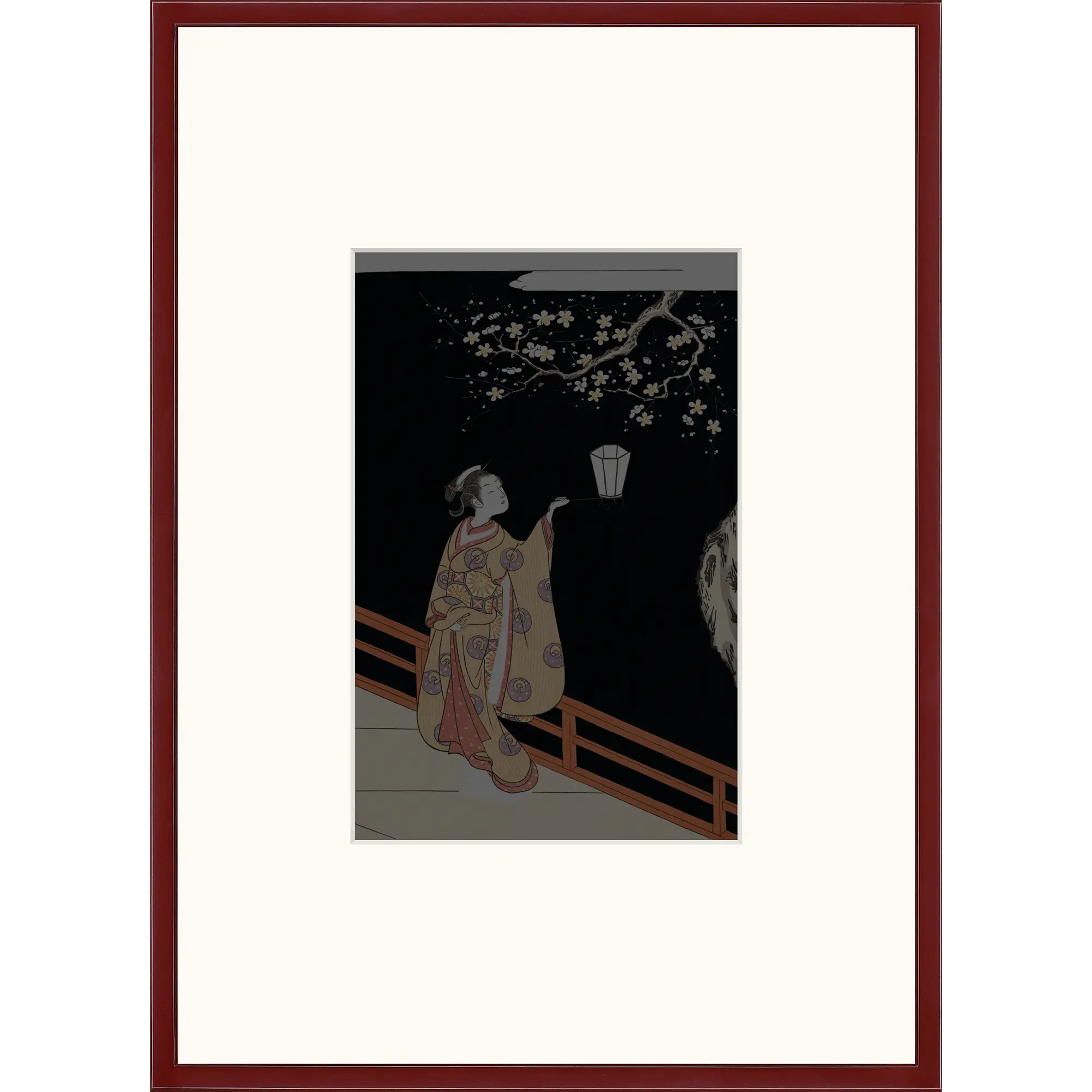 額縁・額用品 アダチ特製浮世絵専用額（大判）-古代朱額｜オンライン