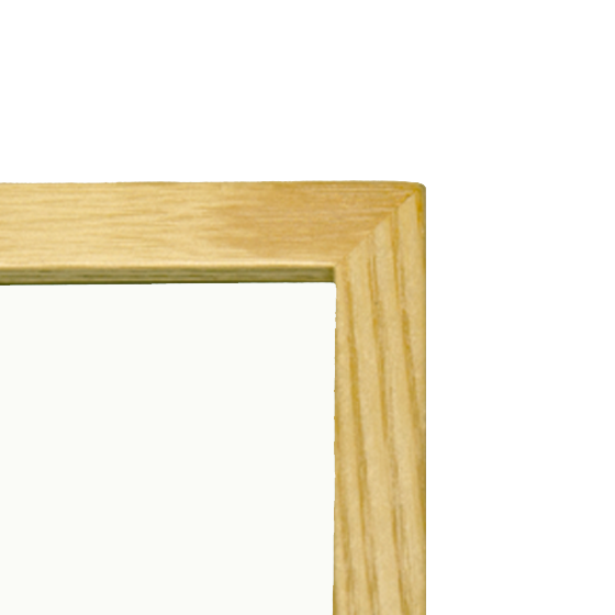 Adachi original frame with natural finish