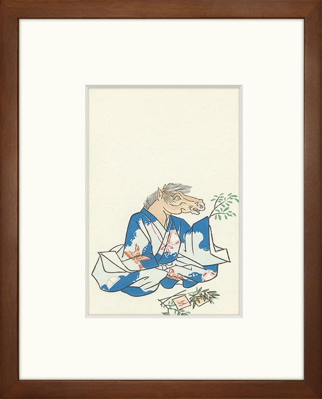 Others 小さな干支の木版画 十二類絵巻より 「午」｜オンラインストア