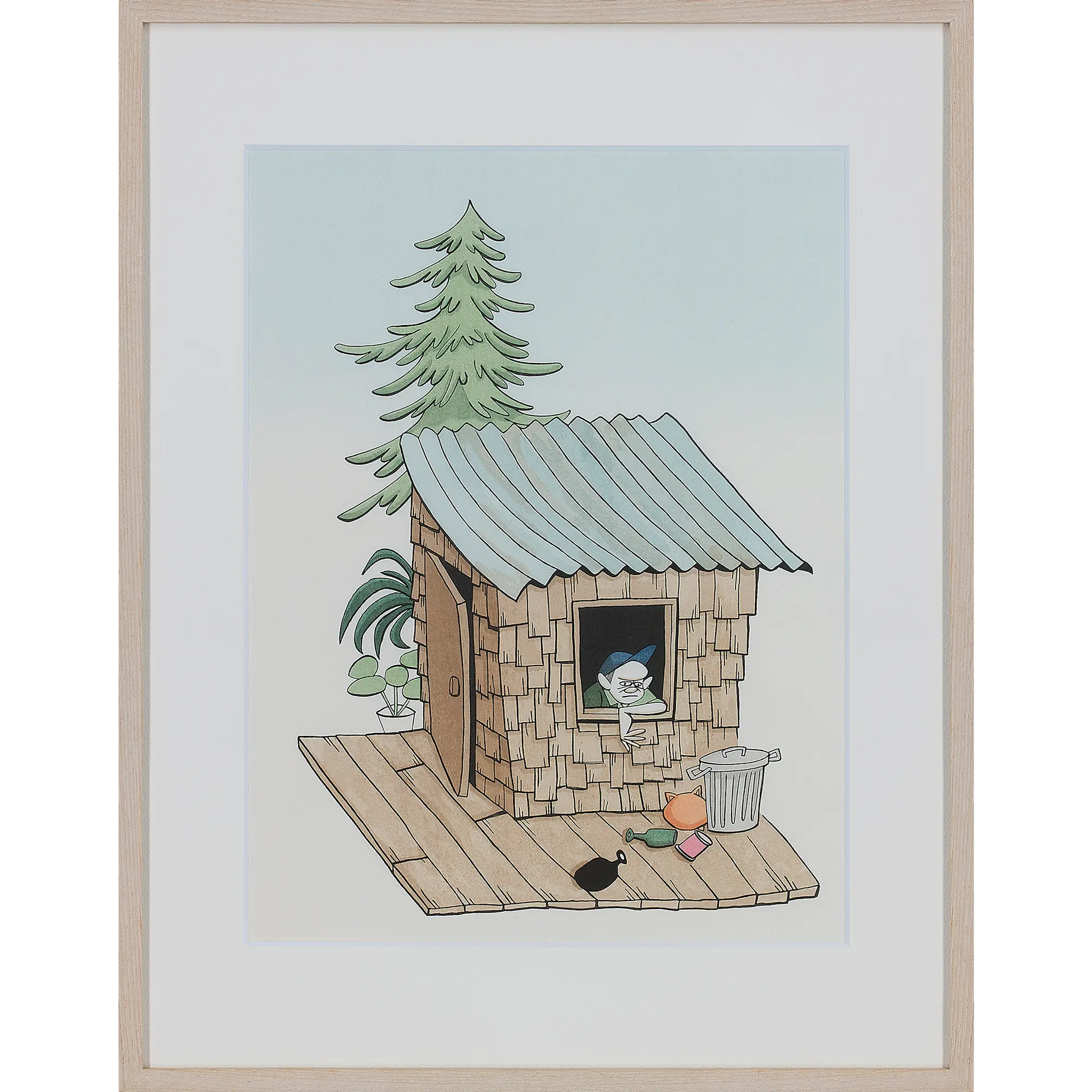 花井祐介「無題3」額付き画像 Yusuke Hanai"Untitled 3"