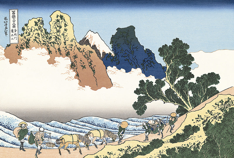 Katsushika Hokusai（葛飾北斎） 富嶽三十六景 身延川裏不二｜浮世絵・木版画のアダチ版画研究所