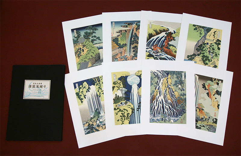 Tour of Waterfalls in Various Province (a set of 8 works)