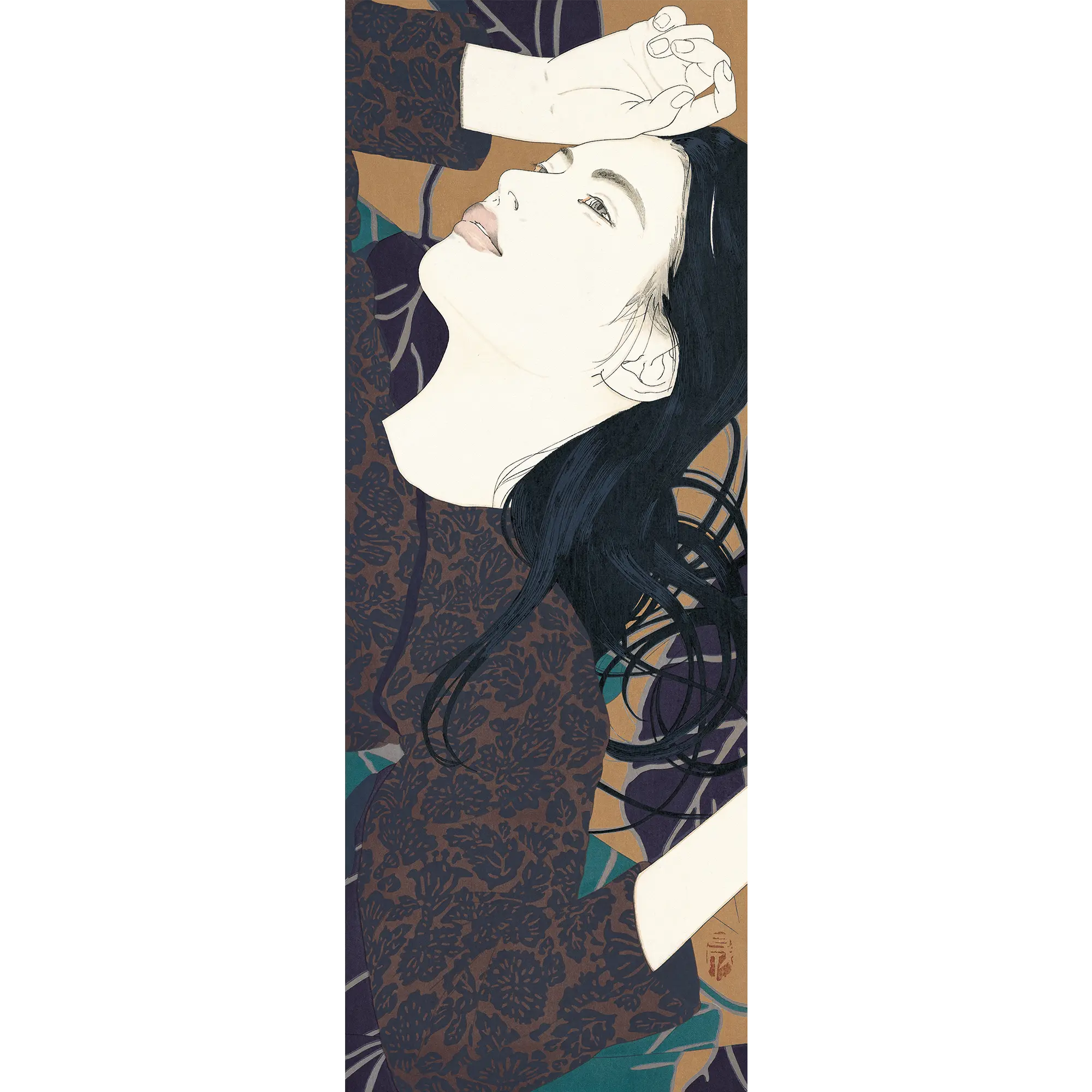 池永康晟「散菊・沙月」 Yasunari Ikenaga ”Scattering Chrysanthemums - Satsuki”