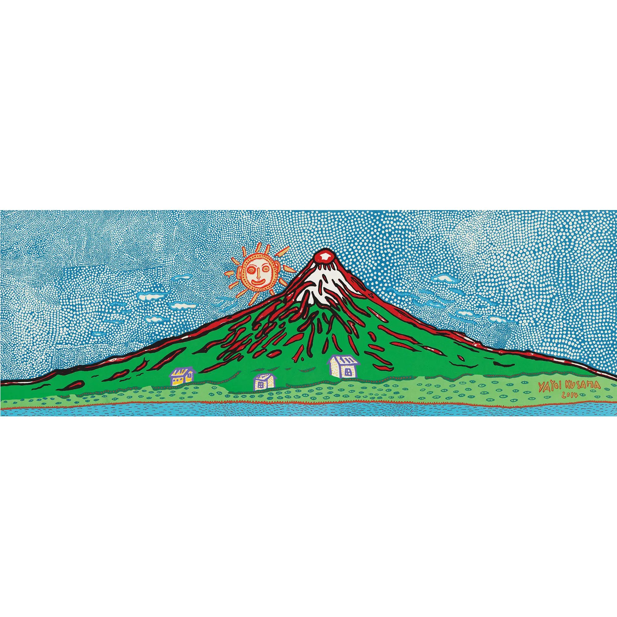 草間彌生「七色の富士 命の限り愛してきた私の富士山のすべて」 Yayoi Kusama「All about Mt. Fuji that I have loved my whole life」