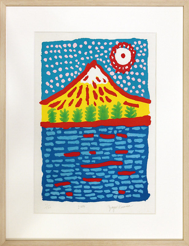 Yayoi Kusama "Mt. Fuji of my heart speaks"