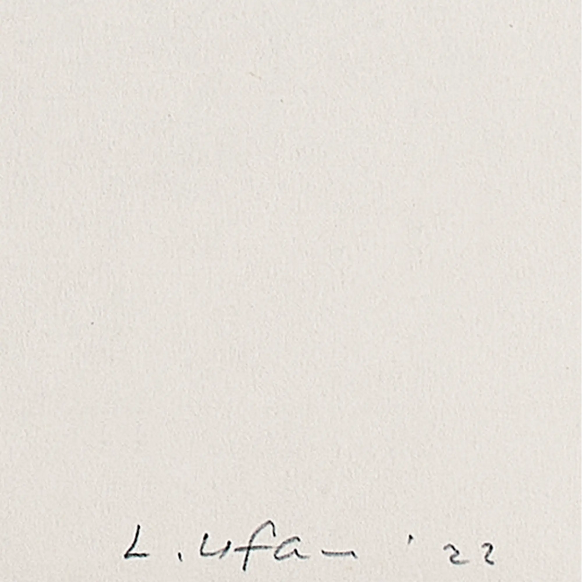 李禹煥「Dialogue 1」サイン画像 Lee Ufan「Dialogue 1」