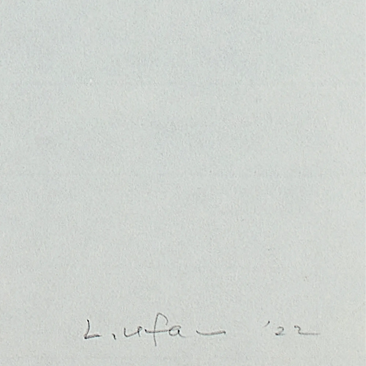 李禹煥「Dialogue 2」サイン画像 Lee Ufan「Dialogue 2」