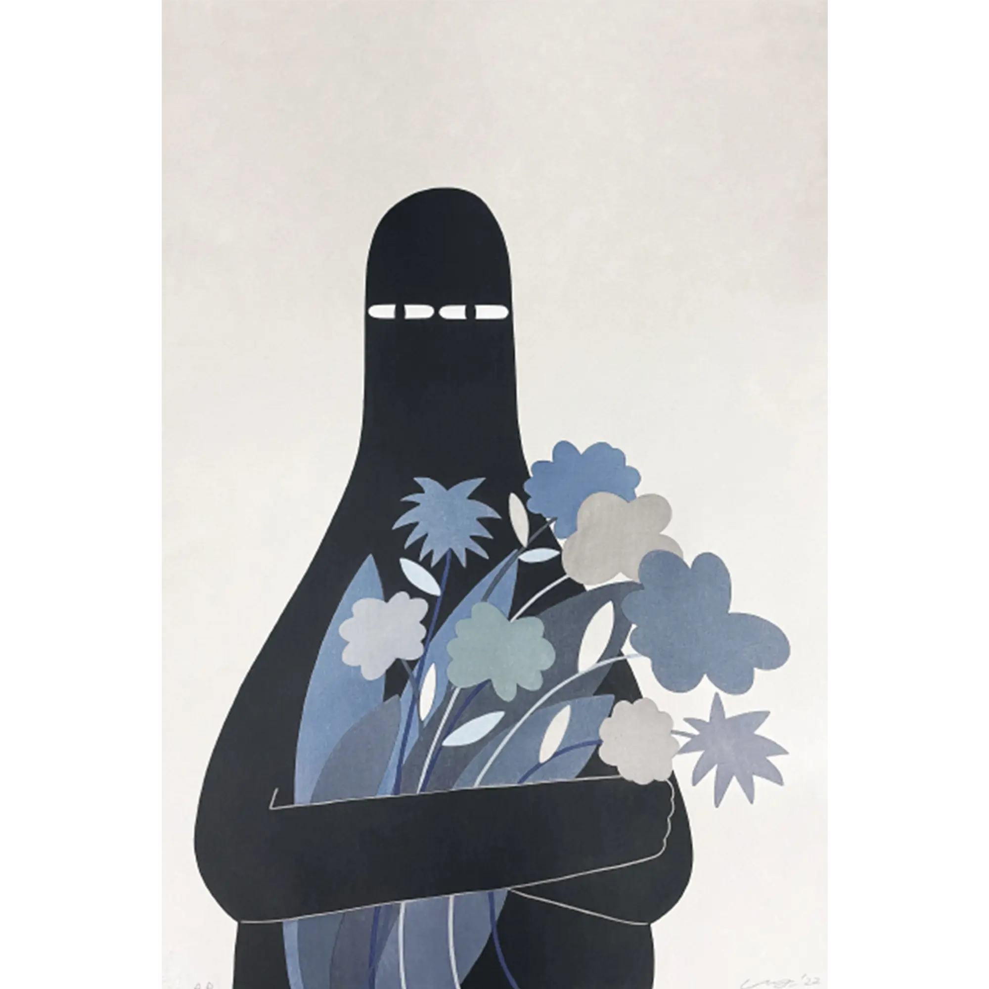 LY「LUV with Gray Flowers」