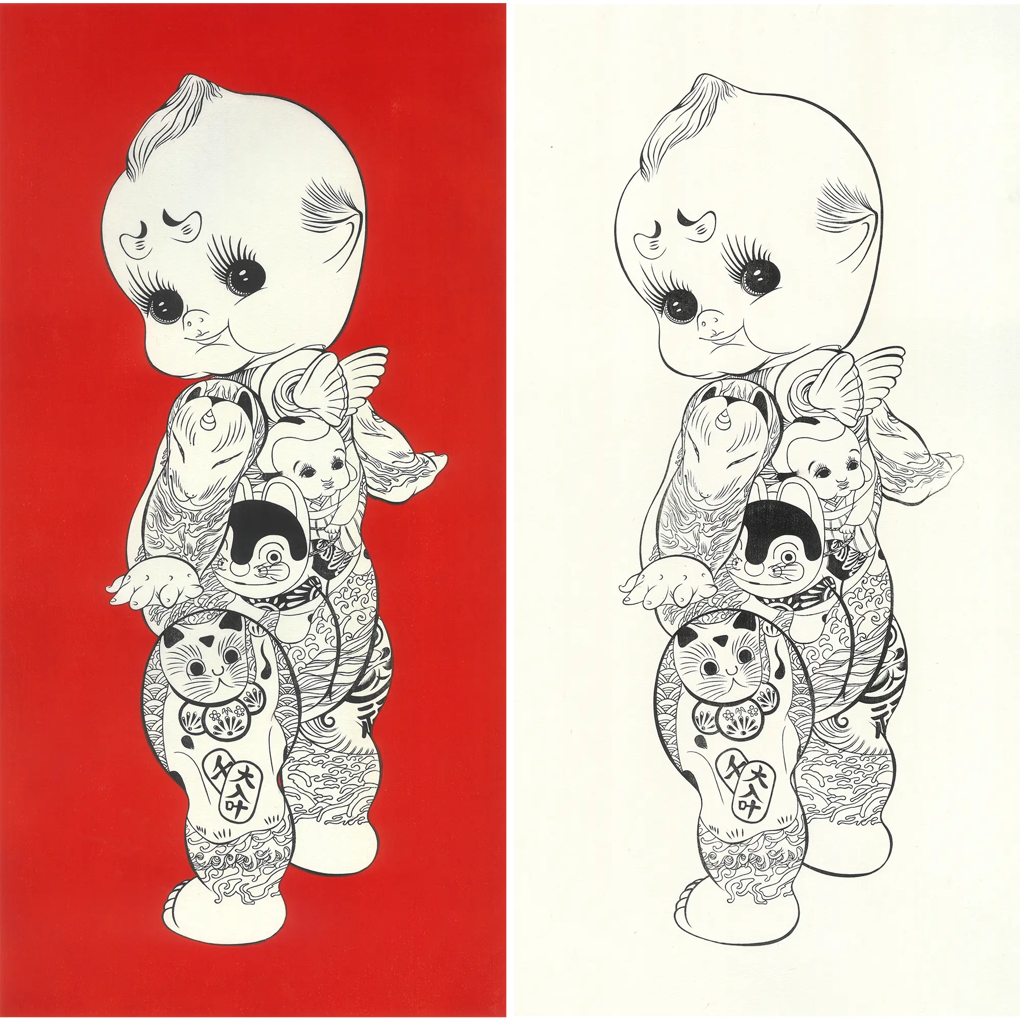 Kumi Machida "Talisman -hare, ke-" (Set of 2 prints)