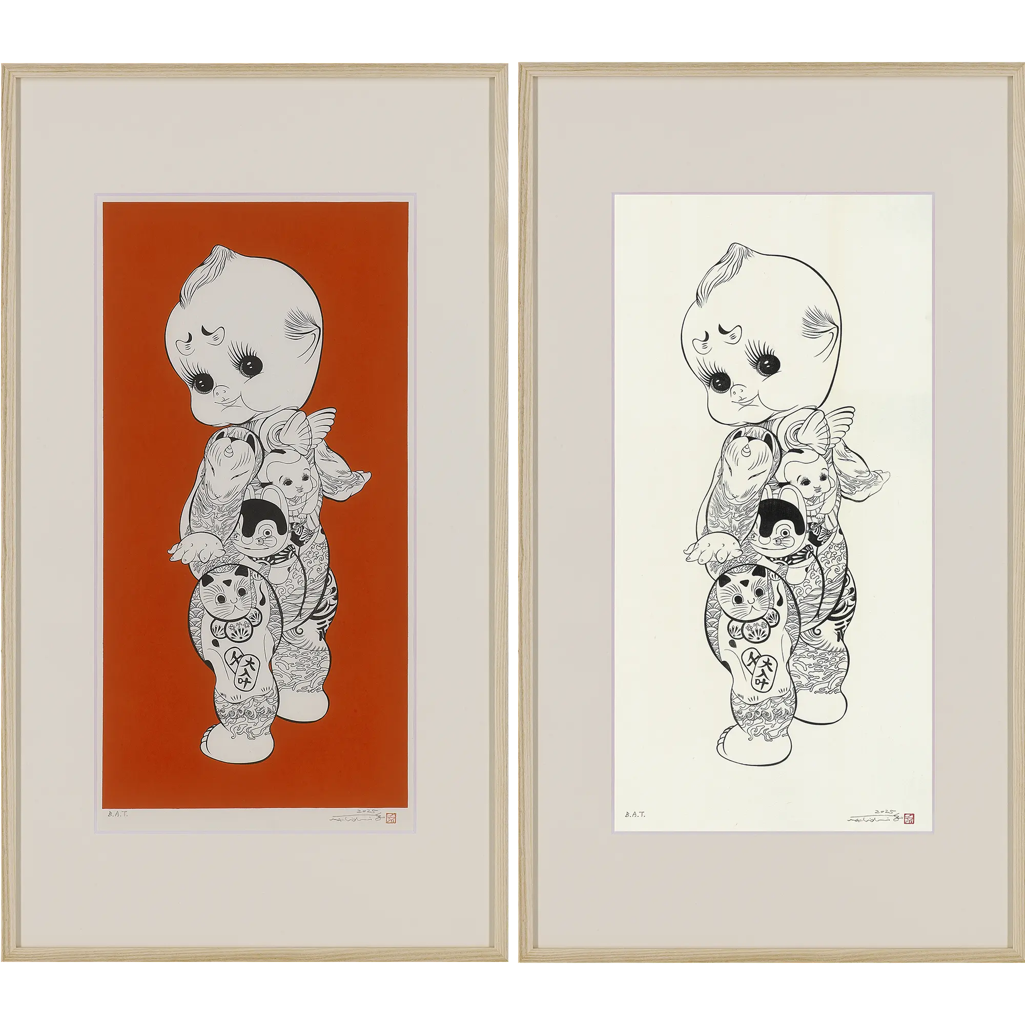 Kumi Machida "Talisman -hare, ke-" (Set of 2 prints)