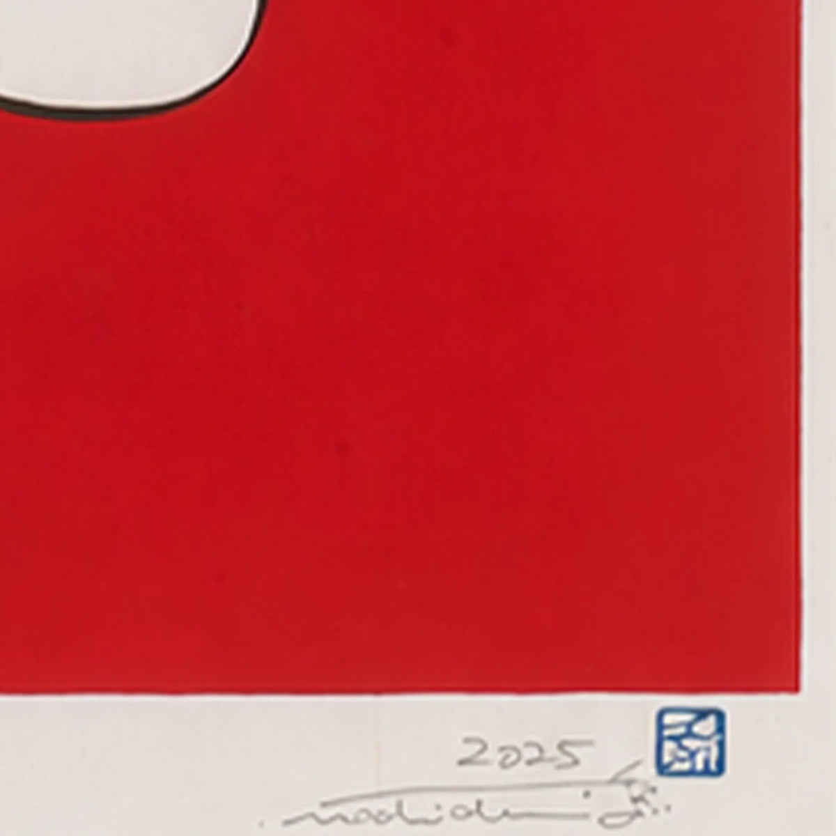 町田久美「ハレとケ -hare-」サイン画像 Kumi Machida "Talisman -hare-" (red)
