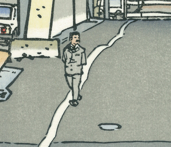 One Hundred Famous View of Dogo - Isaniwa Shrine -