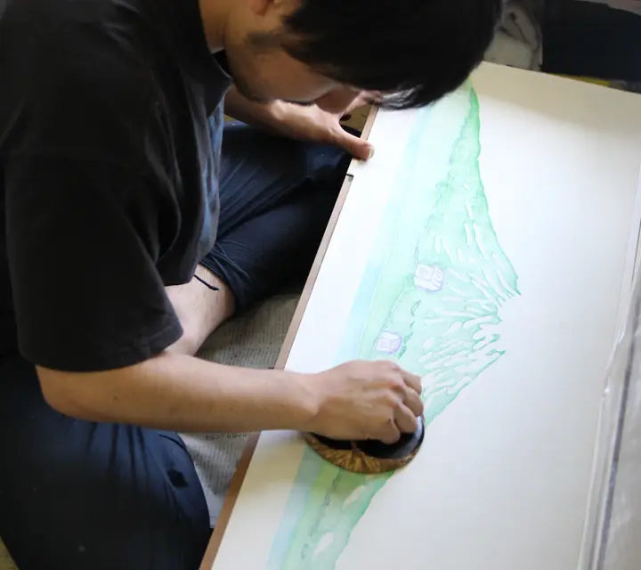 草間彌生「七色の富士 永遠に輝く我が命、この人間愛は何億光年も滅びる事はない」