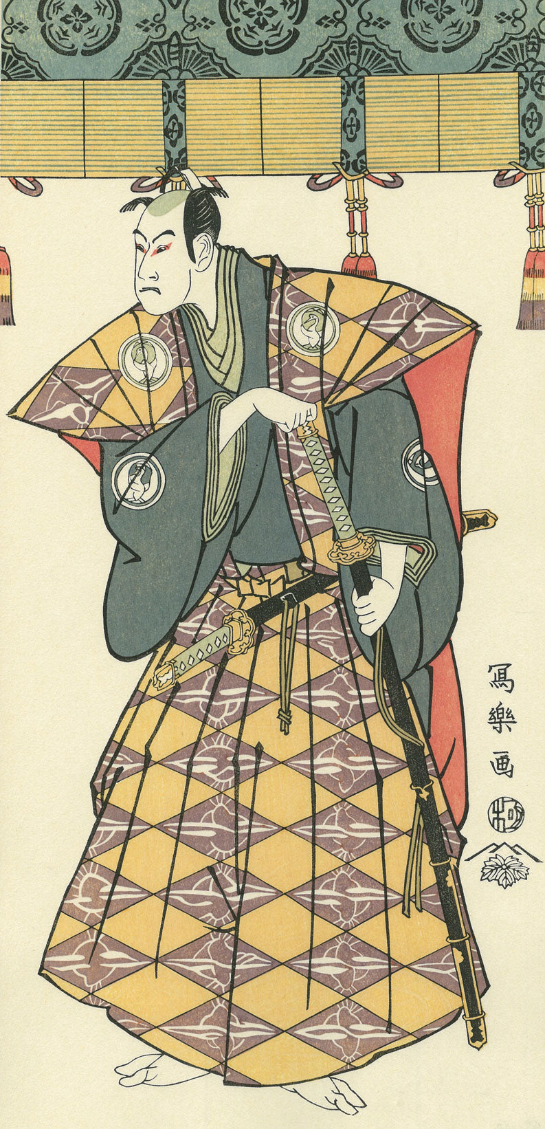 東洲斎写楽「三代目坂東彦三郎 五代三郎近忠」