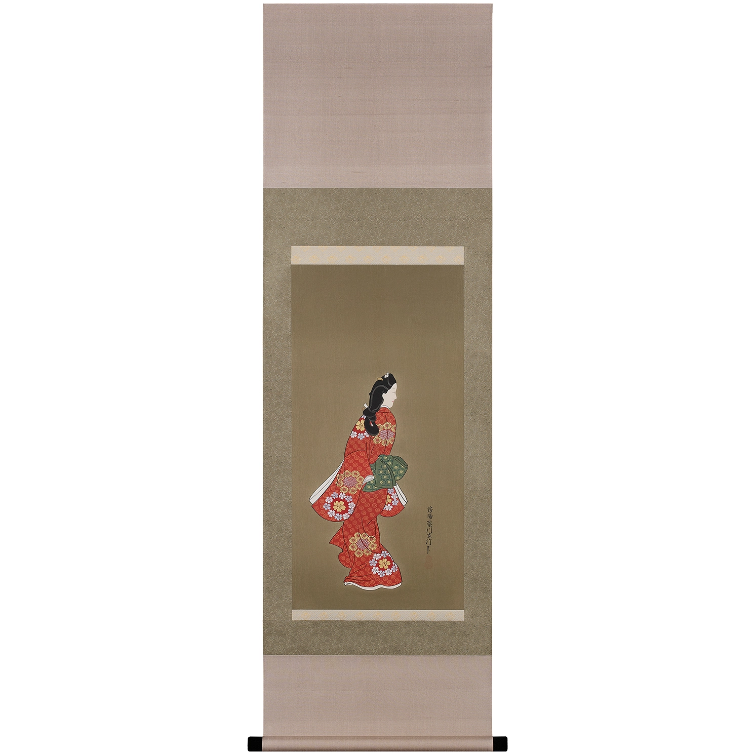 菱川師宣「見返り美人図」軸装