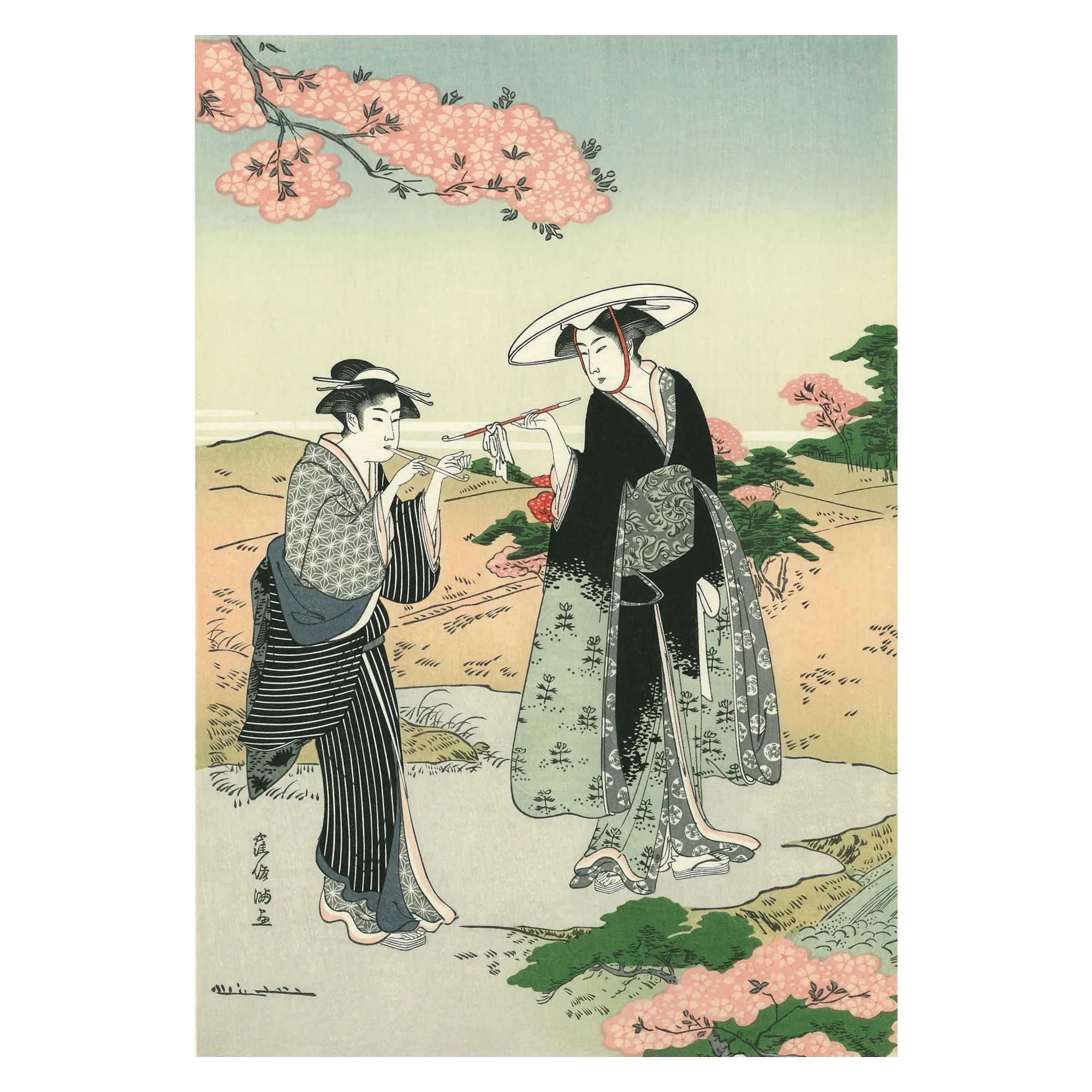 Kubo Shunman（窪俊満） 窪俊満「桜下喫煙」｜オンラインストア