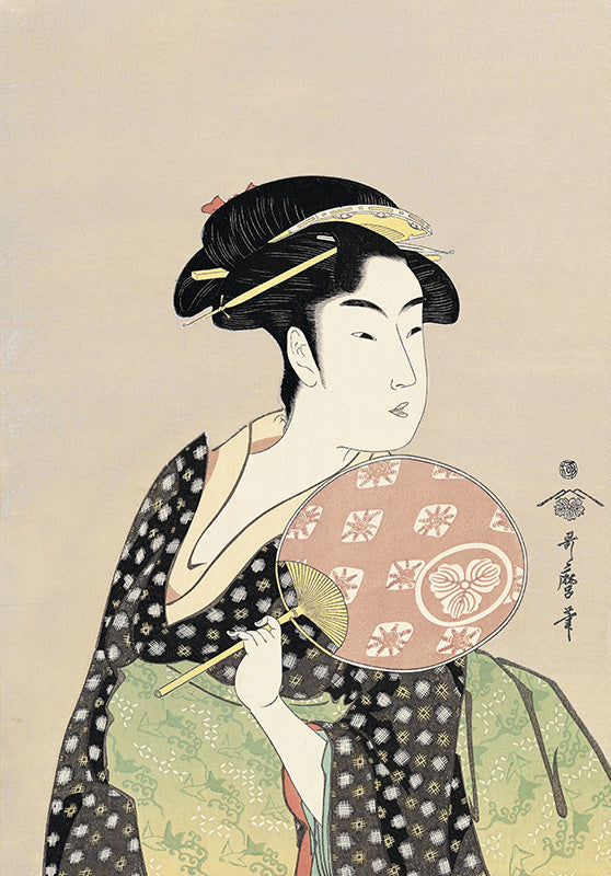 Kitagawa Utamaro（喜多川歌麿） 高島屋おひさ｜浮世絵・木版画の 
