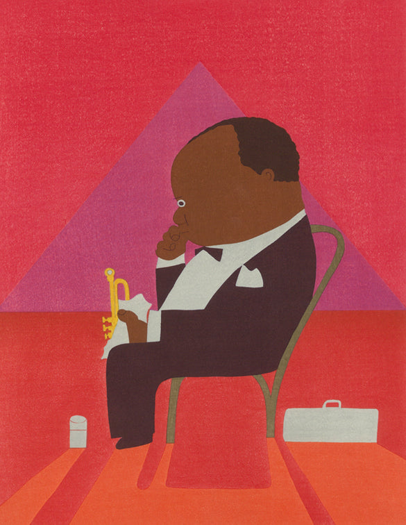 和田誠「ポテト・ヘッド・ブルース Louis Armstrong」