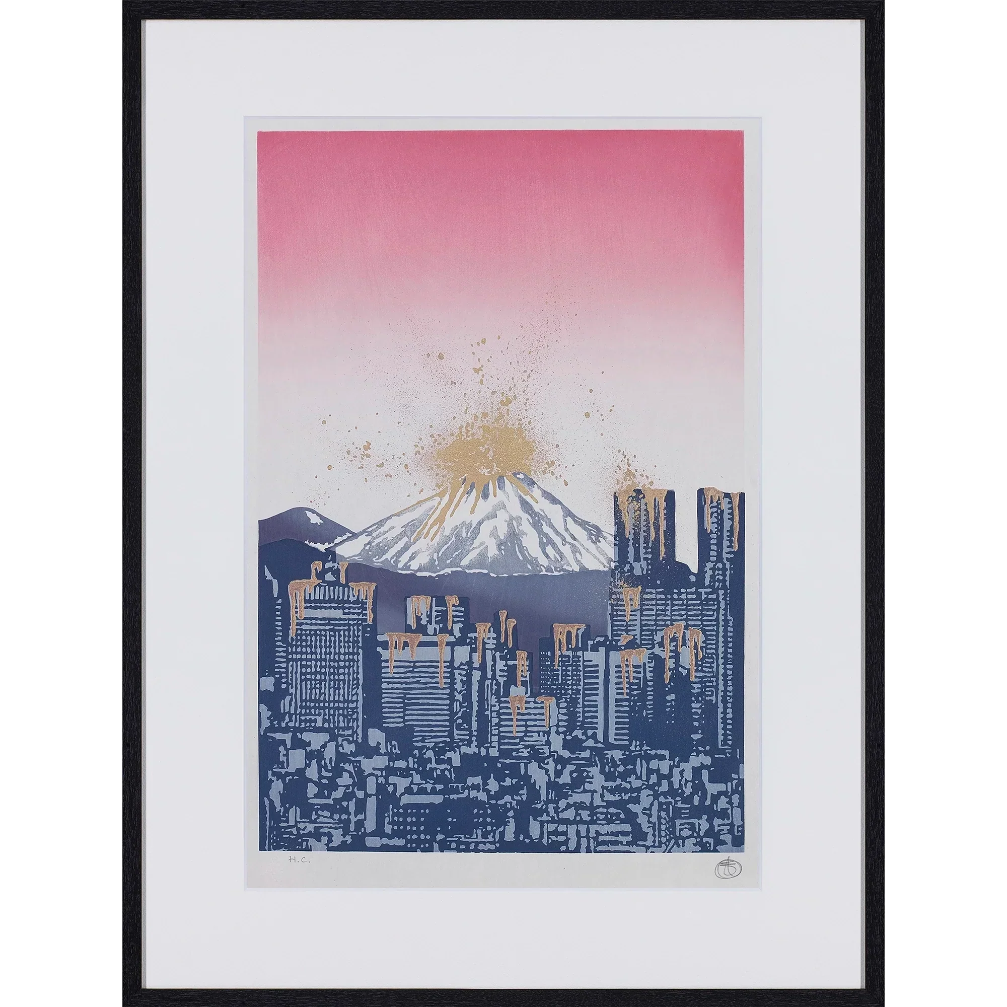 ニック・ウォーカー オリジナル木版画「Tokyo Nectar」抽選販売