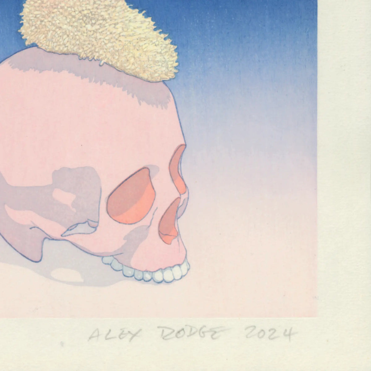 アレックス・ダッジ「Ozymandias」サイン画像　Alex Dodge「Ozymandias」