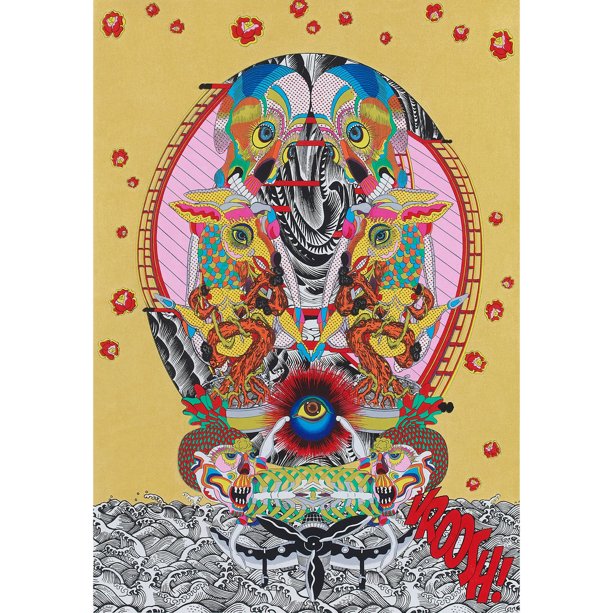 田名網敬一「豊穣の庭」　Keiichi Tanaami「Garden of Abundance」