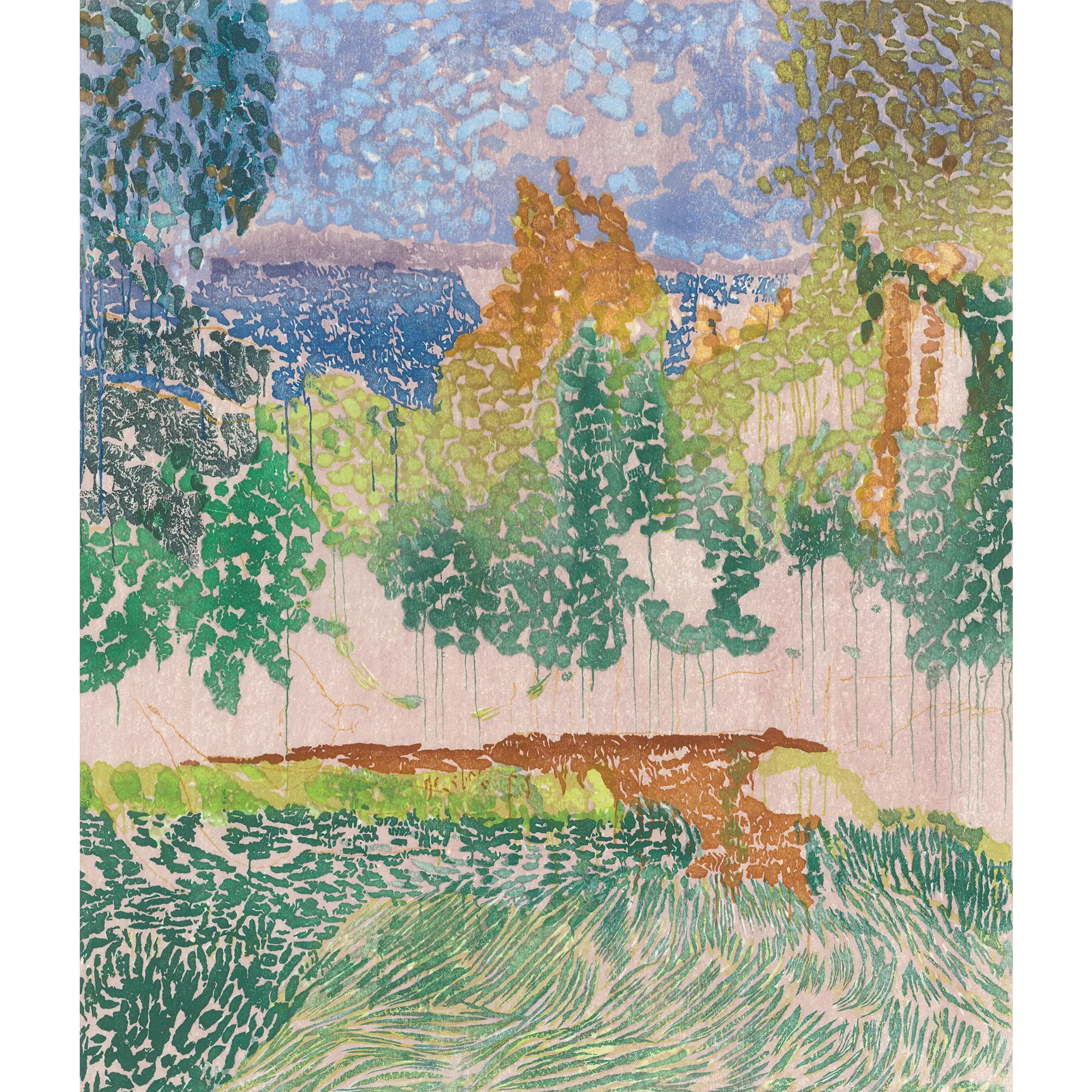 クレア・タブレ「Paysages d’intérieurs (rose)  」　Claire Tabouret「Paysages d’intérieurs (rose)  」