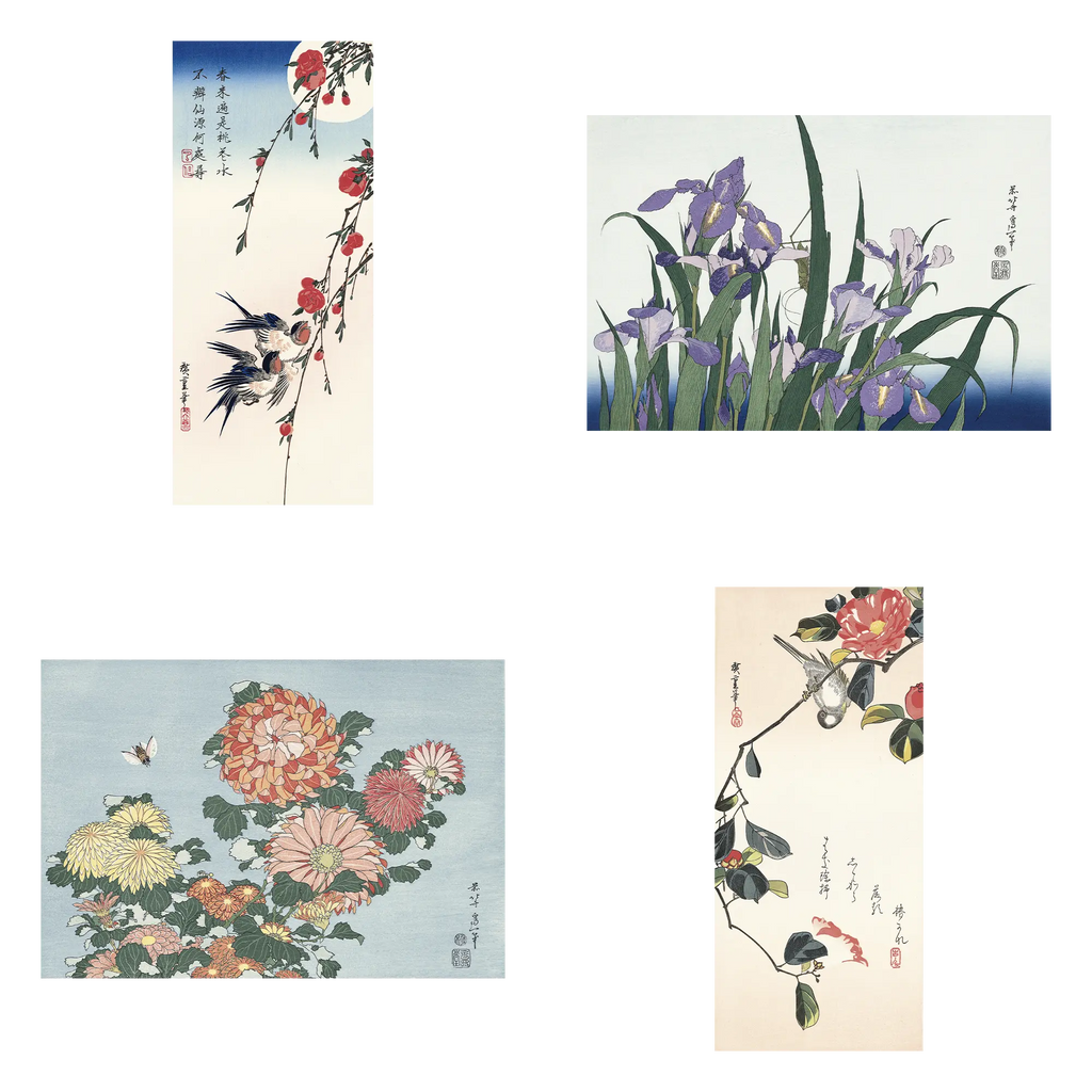 Various Artists 迎春セット2026 B「季節の花鳥 × 白木額