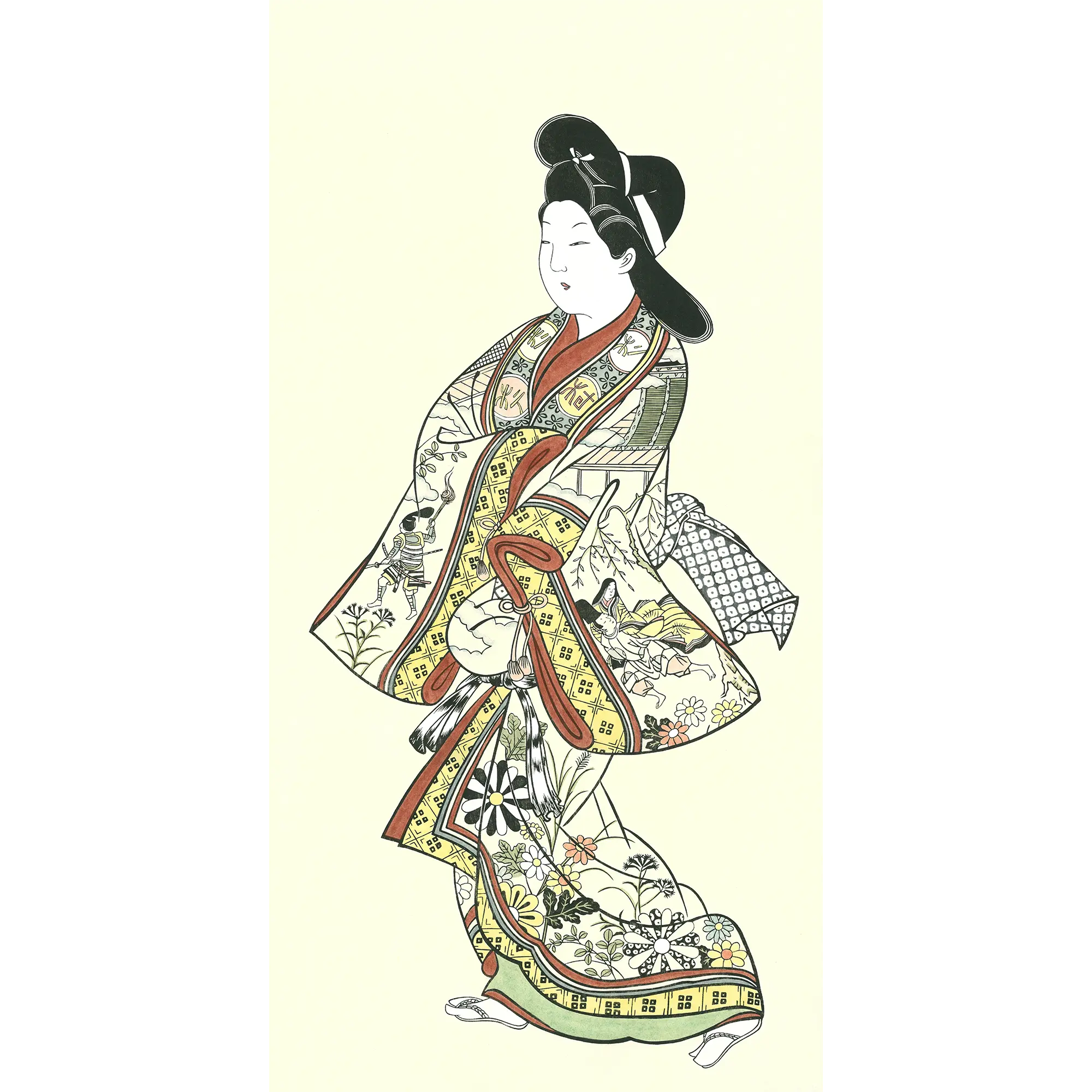 杉村治兵衛「立美人」アダチ版復刻浮世絵
