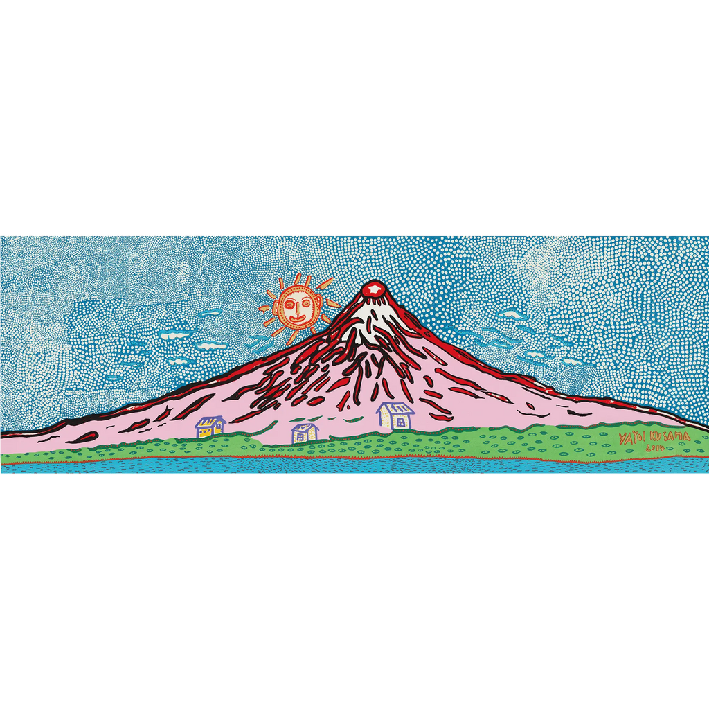 Yayoi Kusama（草間彌生） 草間彌生「七色の富士 やさしさに溢れた万物