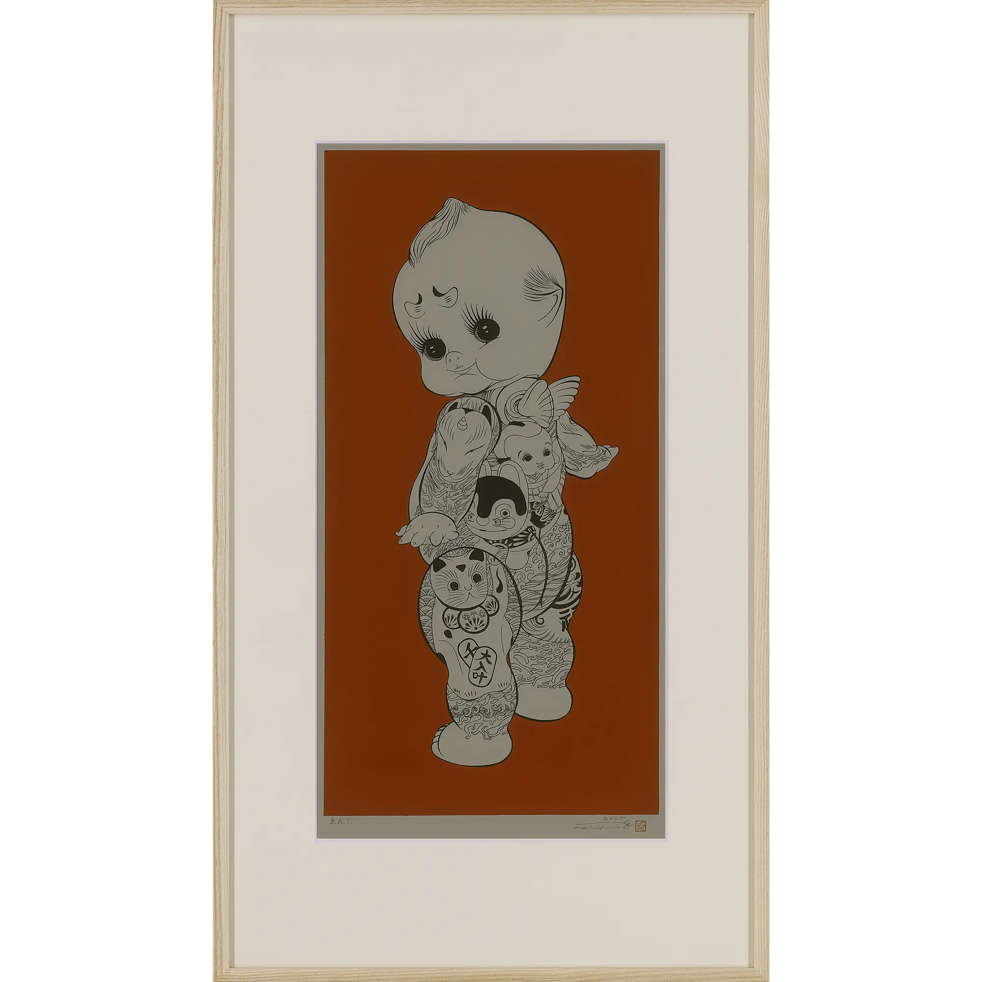 +木製フレーム（町田久美「ハレとケ」用）