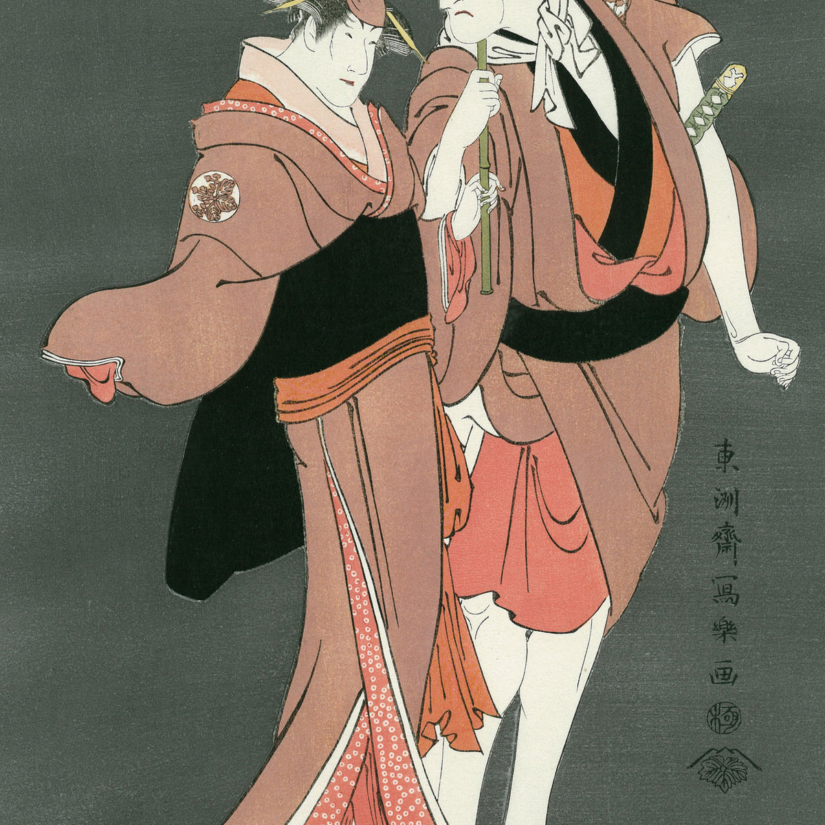 希少　東洲斎 写楽画 木版画　浮世絵版画 2011年製 希少 東洲斎 写楽画 木版画 浮世絵版画 額付き 2013年製｜Yahoo