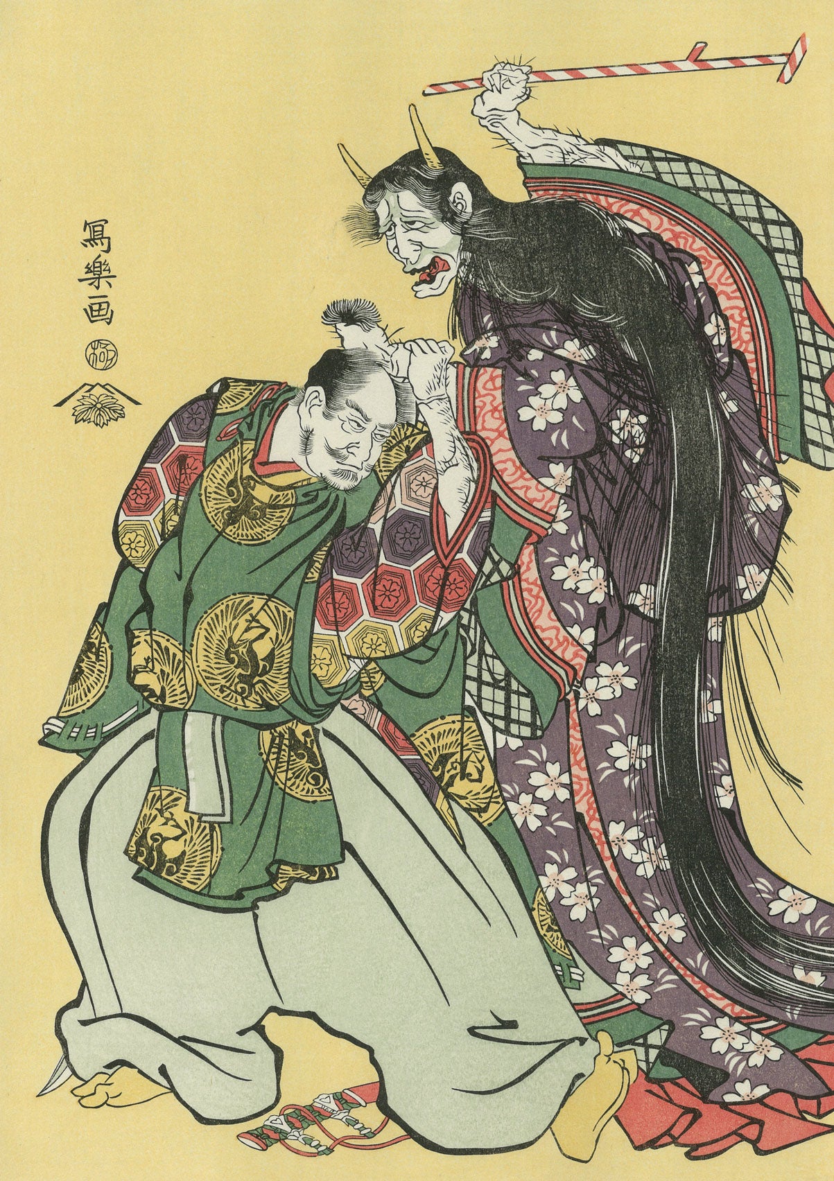 東洲斎写楽「紅葉狩」