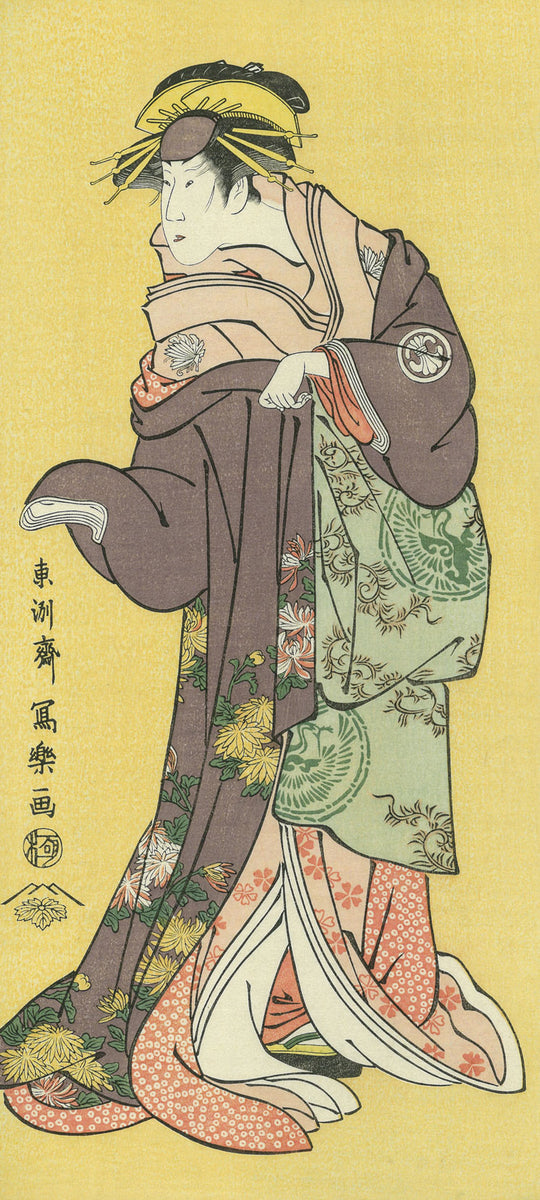 東洲斎写楽作　三代目瀬川菊之丞の傾城かつらぎ　浮世絵 Toshusai Sharaku（東洲斎写楽） 東洲斎写楽「三代目瀬川菊之丞