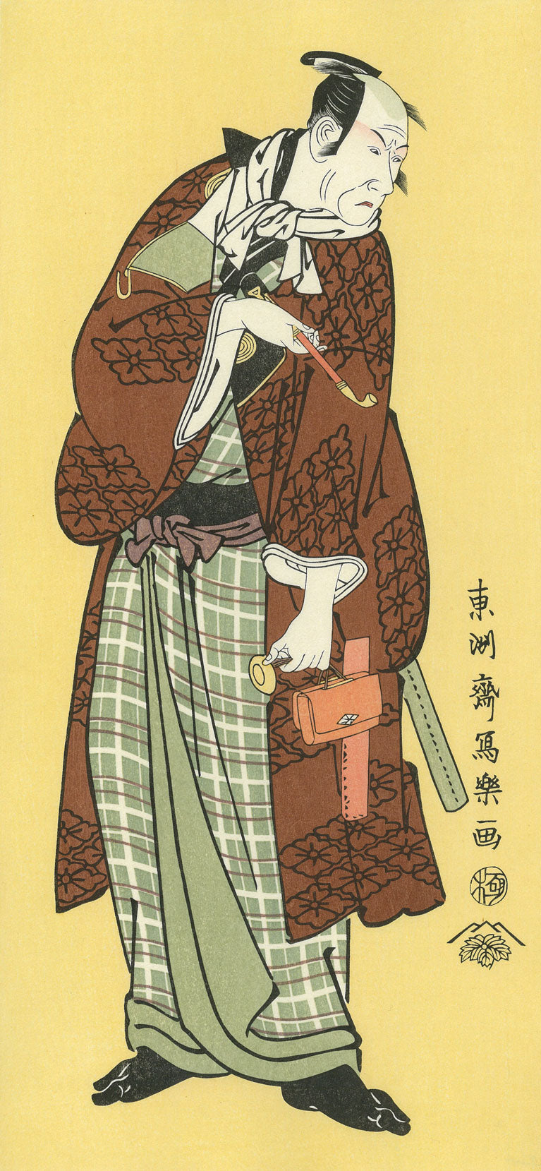 東洲斎写楽「四代目松本幸四郎　新口村孫右衛門」
