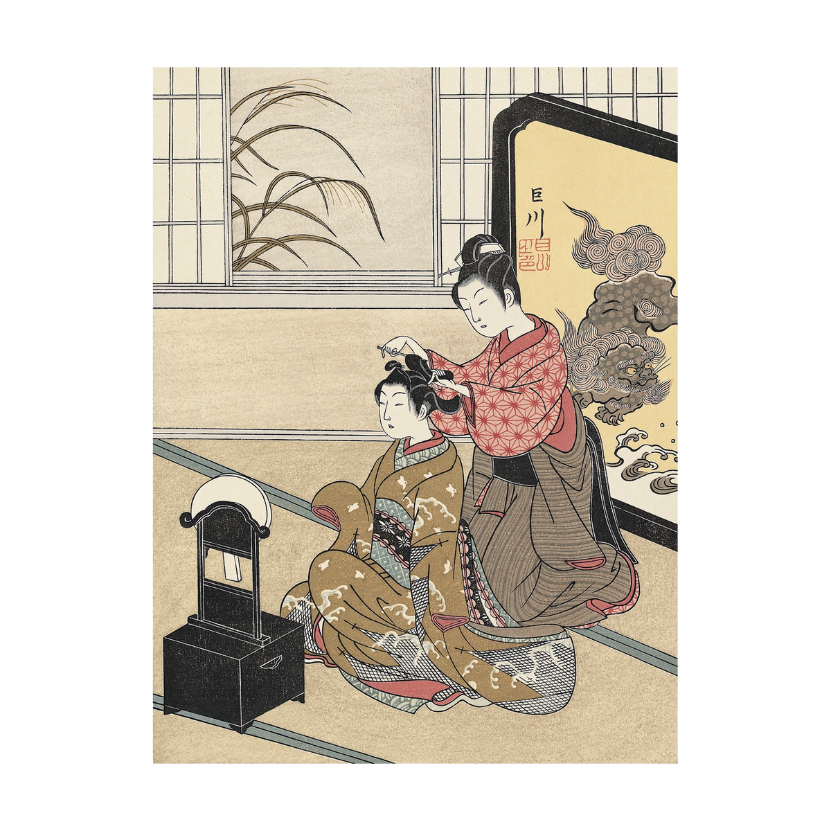 浮世絵版画　北斎.清長.春信 集英社版 浮世絵版画 全7巻揃 [1.歌麿, 2.北斎, 3.春信, 4.広重