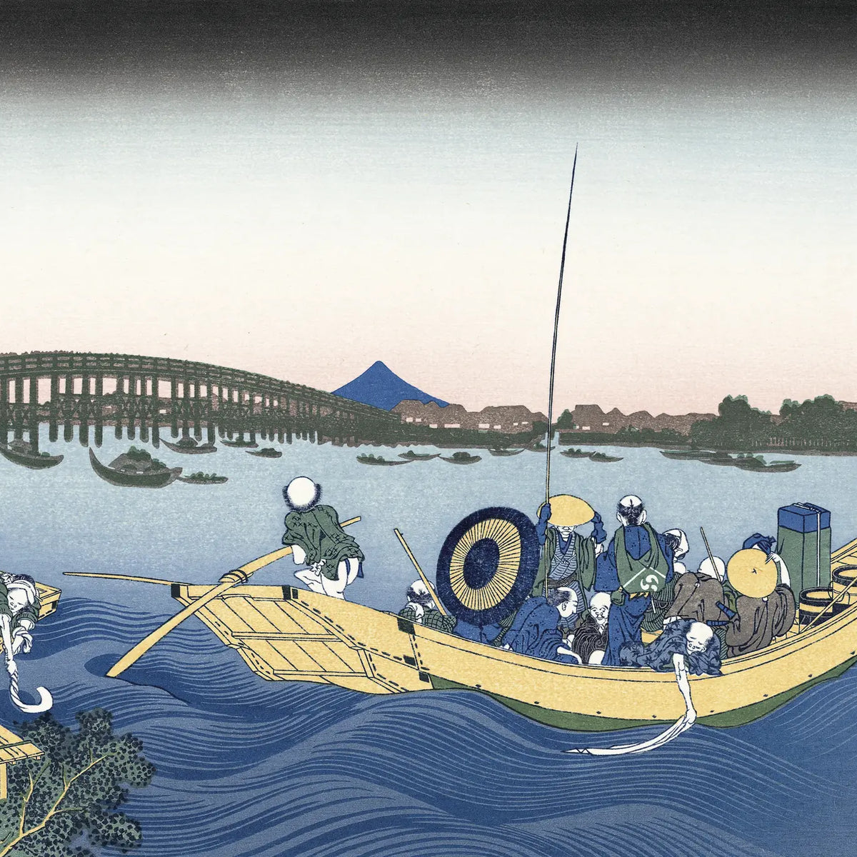 Katsushika Hokusai(葛飾北斎) 葛飾北斎「富嶽三十六景 御厩川岸より Katsushika Hokusai(葛飾北斎) 葛飾北斎「富嶽三十六景 御厩川岸より