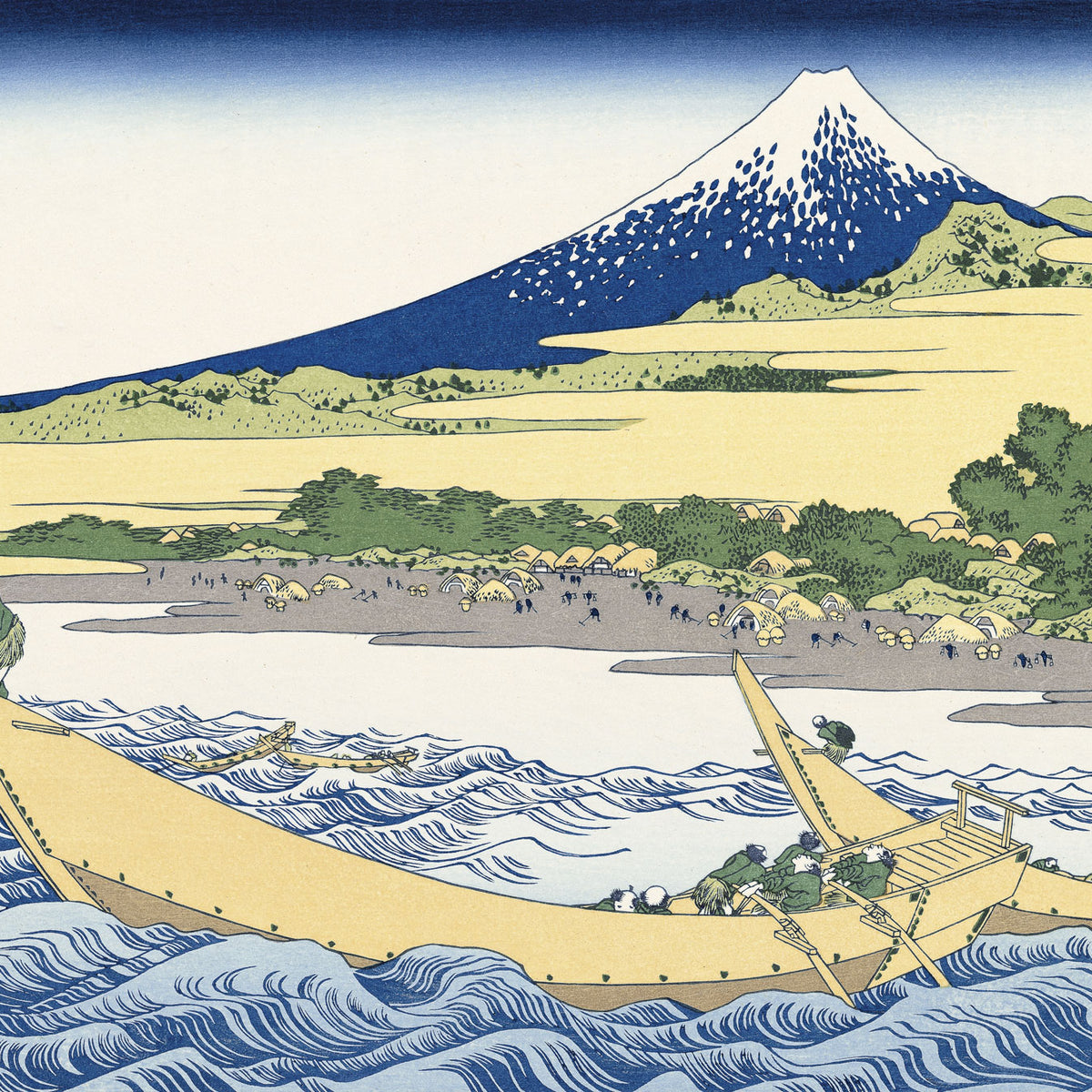 葛飾北斎画　絵本「東都勝景一覧」下巻　江戸版の越前和紙複製　全20点 Katsushika Hokusai（葛飾北斎） 葛飾北斎「富嶽三十六景 東海道江尻