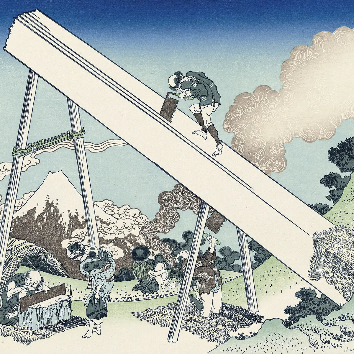 Katsushika Hokusai(葛飾北斎) 葛飾北斎「富嶽三十六景 遠江山中 Katsushika Hokusai(葛飾北斎) 葛飾北斎「富嶽三十六景 遠江山中