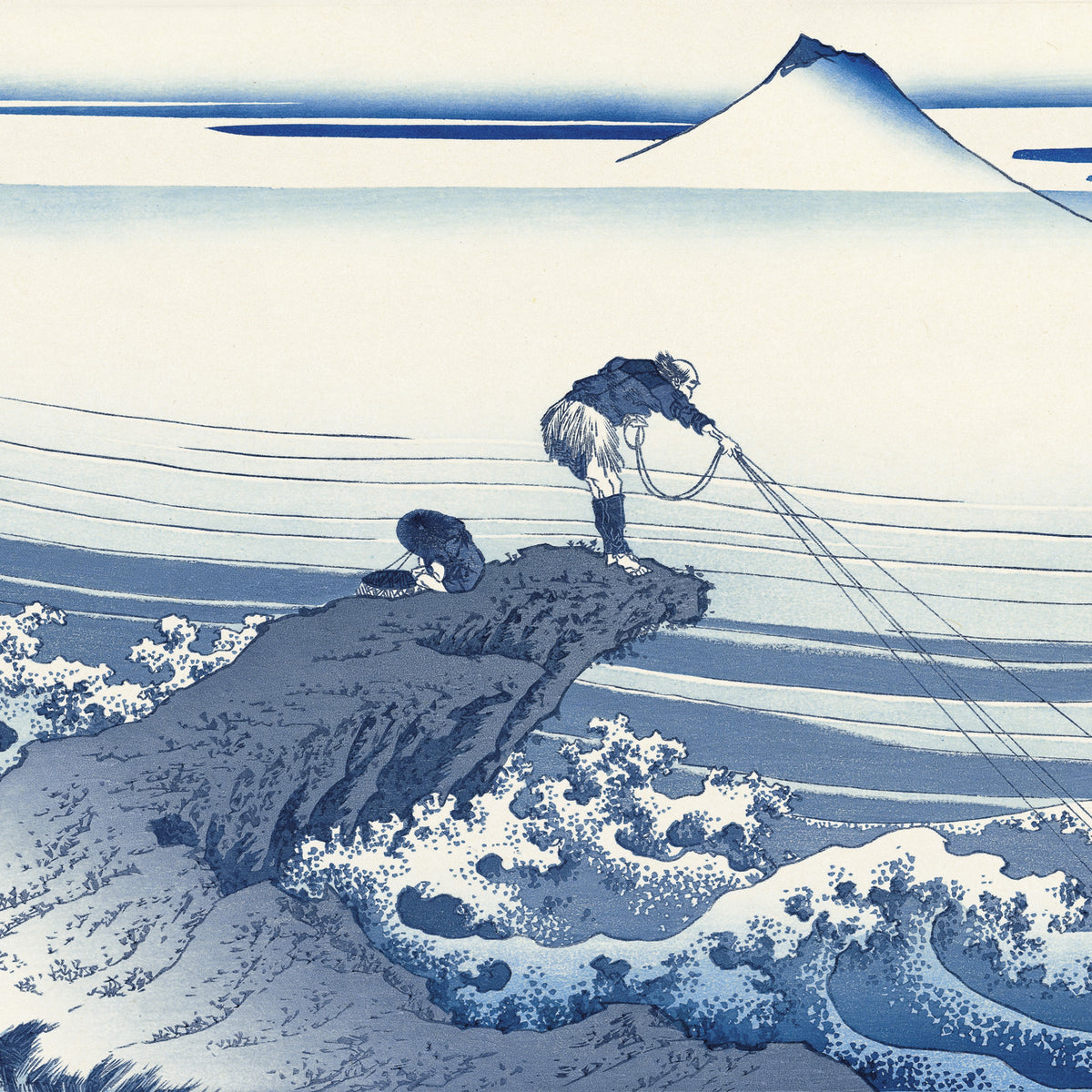 Katsushika Hokusai（葛飾北斎） 富嶽三十六景 甲州石班沢｜浮世絵・木版画のアダチ版画研究所