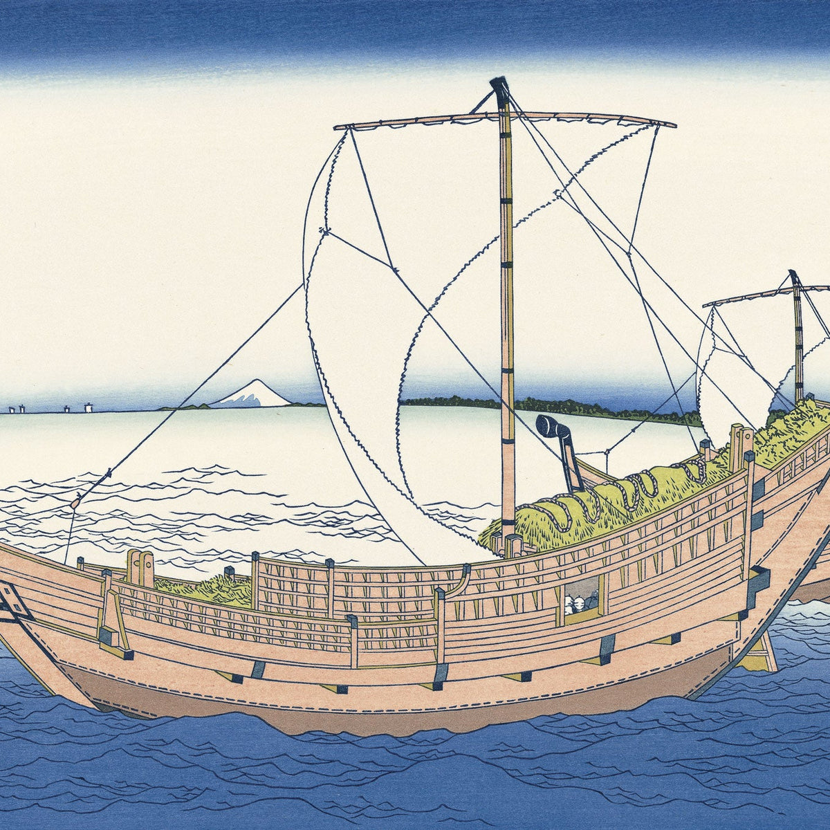 Katsushika Hokusai（葛飾北斎） 葛飾北斎「富嶽三十六景 上総ノ海路