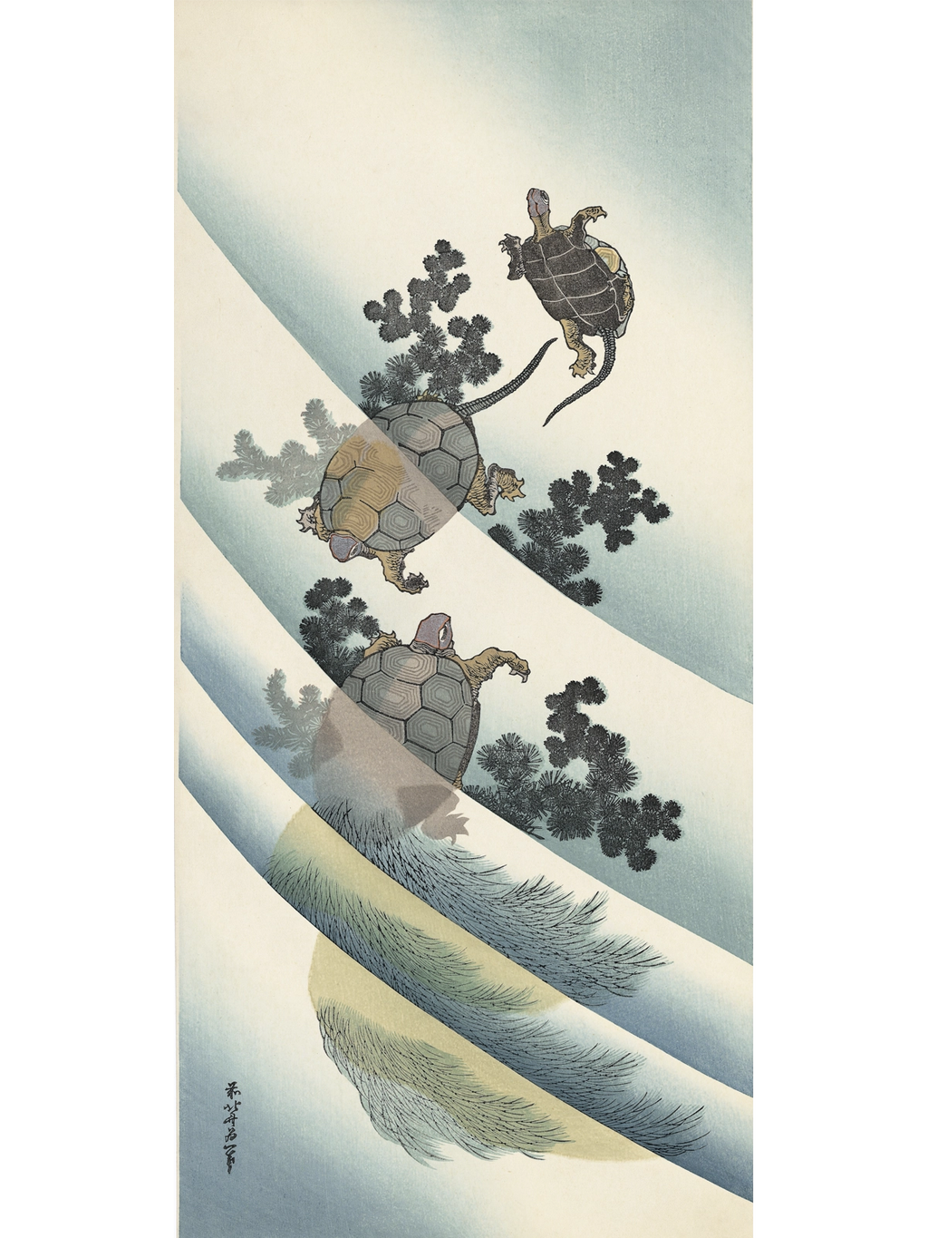 Katsushika Hokusai(葛飾北斎) Turtles|オンラインストア|浮世絵 Katsushika Hokusai(葛飾北斎) Turtles|オンラインストア|浮世絵