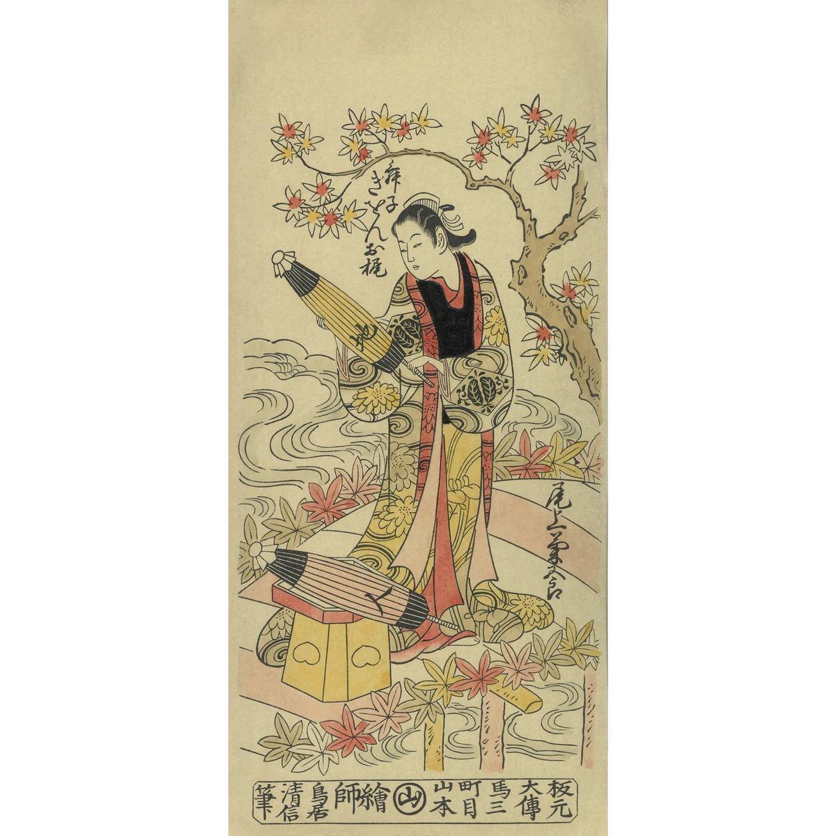徳弘董斎 1807-1881 砲術家 画家 土佐 高知「布袋」掛軸 肉筆 紙本 佐藤一斎夫妻像（一斎八十歳） 文化遺産オンライン
