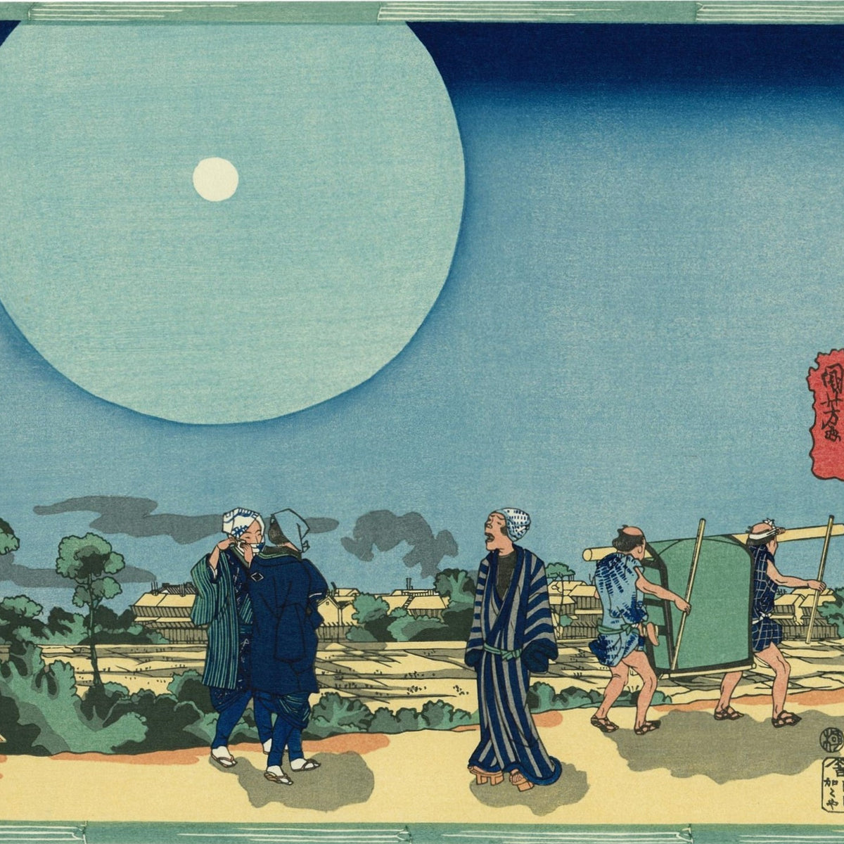 Utagawa Kuniyoshi（歌川国芳） 歌川国芳「東都名所 新吉原